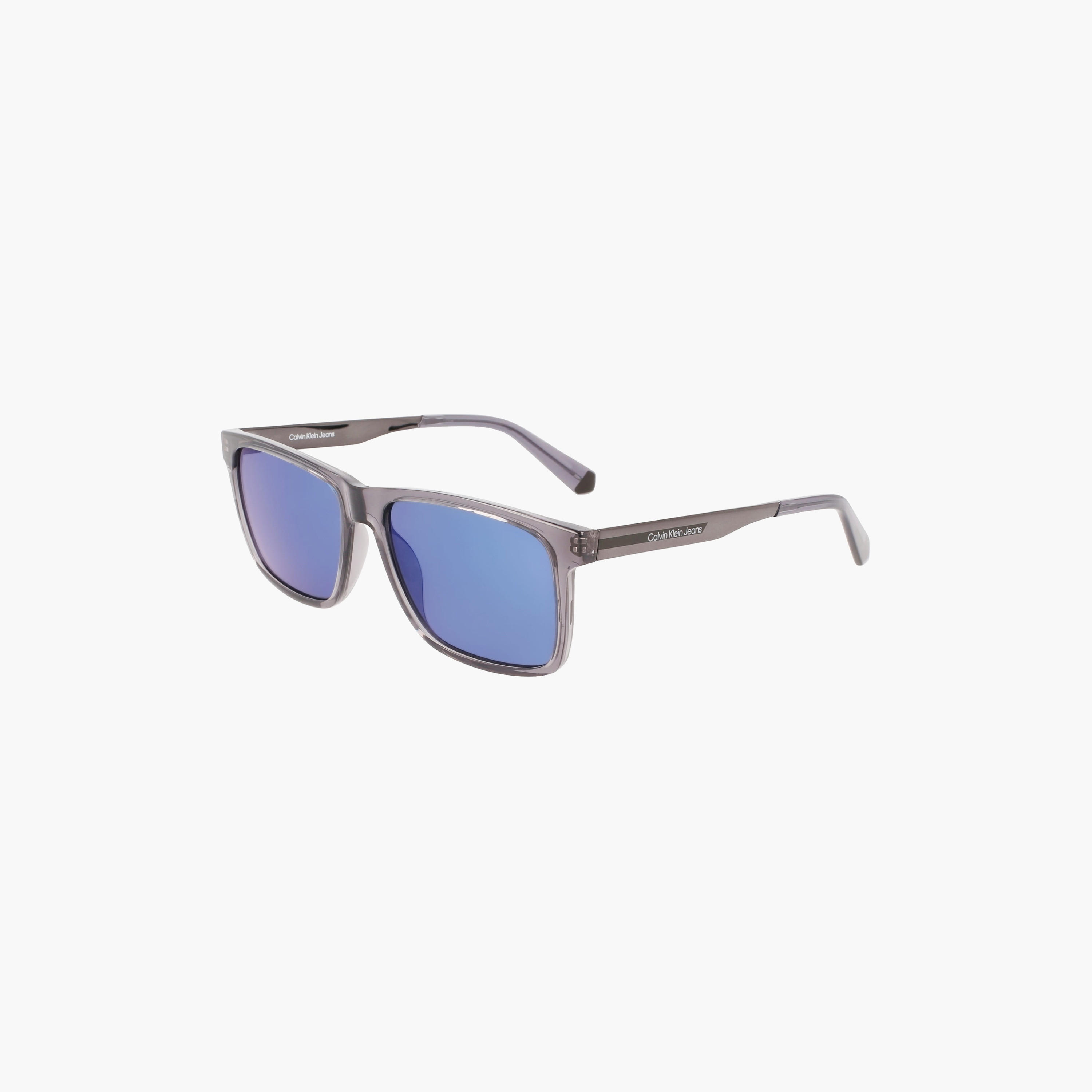 Calvin Klein Jeans 57 MM Blue Rectangle Sunglasses | 59466-men-sunglasses-image-1