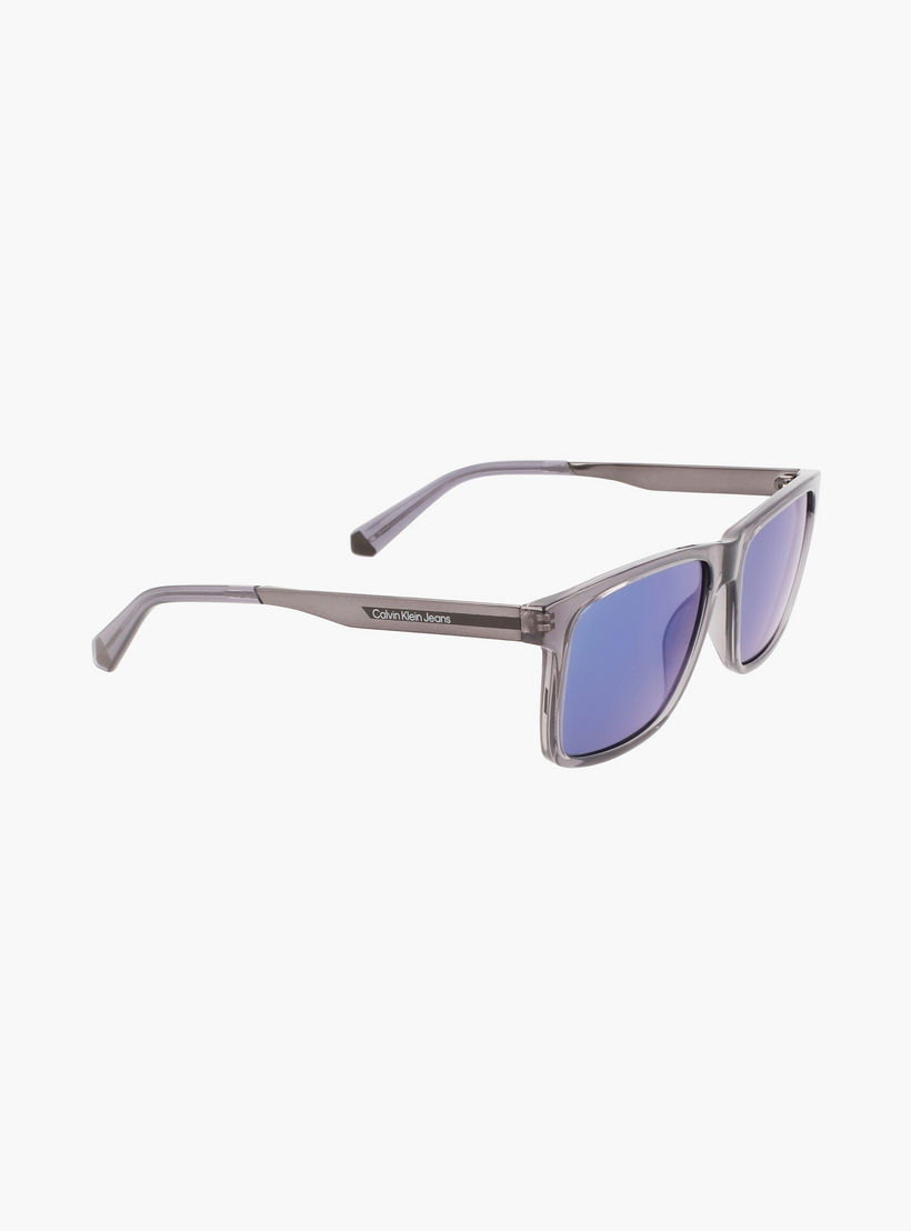 Calvin Klein Jeans 57 MM Blue Rectangle Sunglasses | 59466-men-sunglasses-image-4