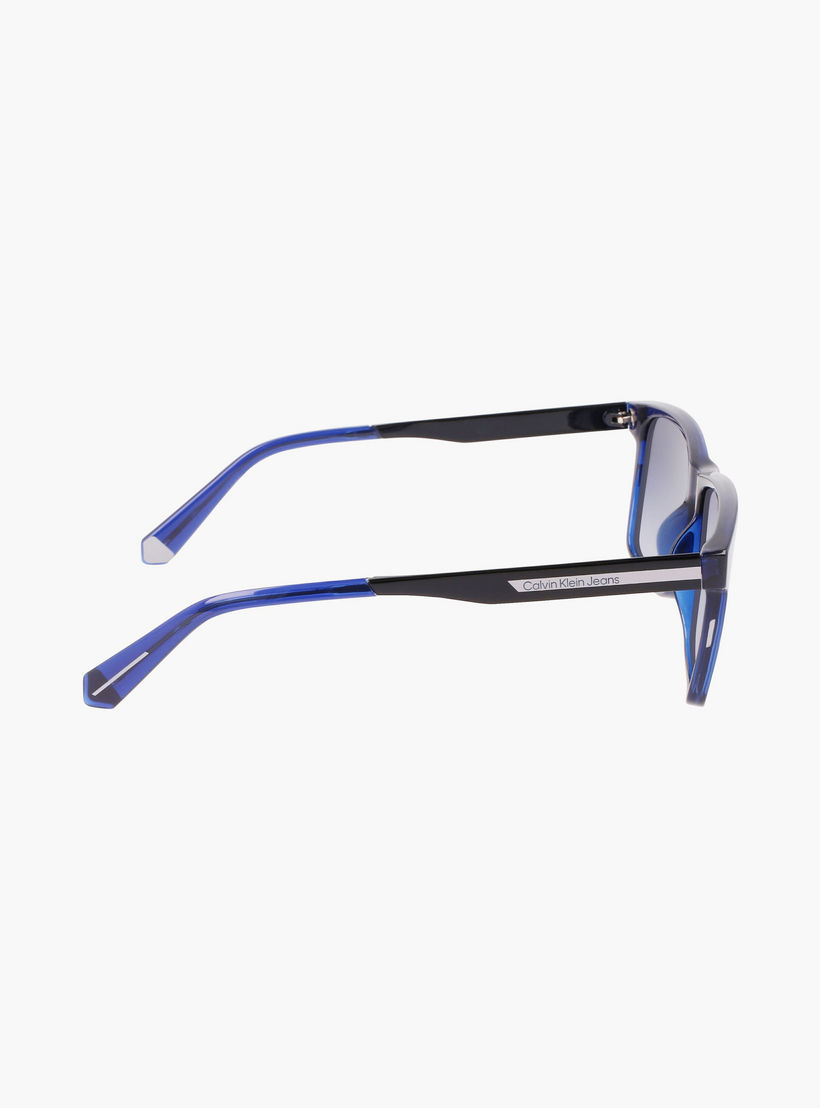 نظارة شمسية من كالفن كلاين جينز ذات مستطيلة باللون الازرق بمقاس 57 ملم |59466-men-sunglasses-image-10