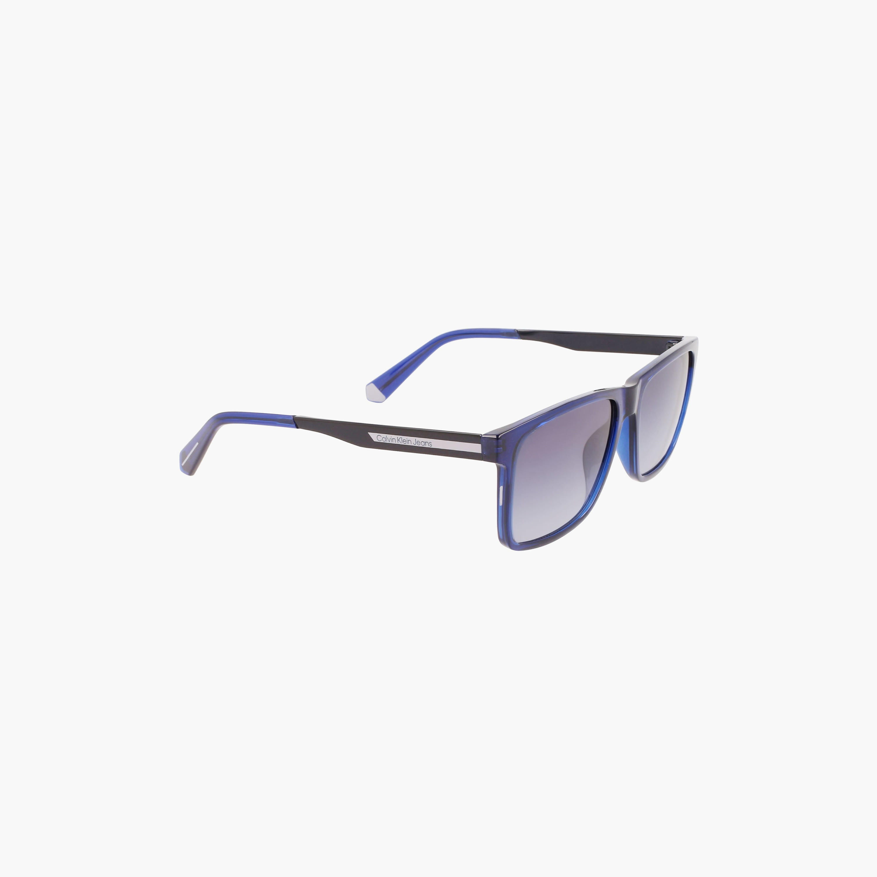 نظارة شمسية من كالفن كلاين جينز ذات مستطيلة باللون الازرق بمقاس 57 ملم |59466-men-sunglasses-image-4