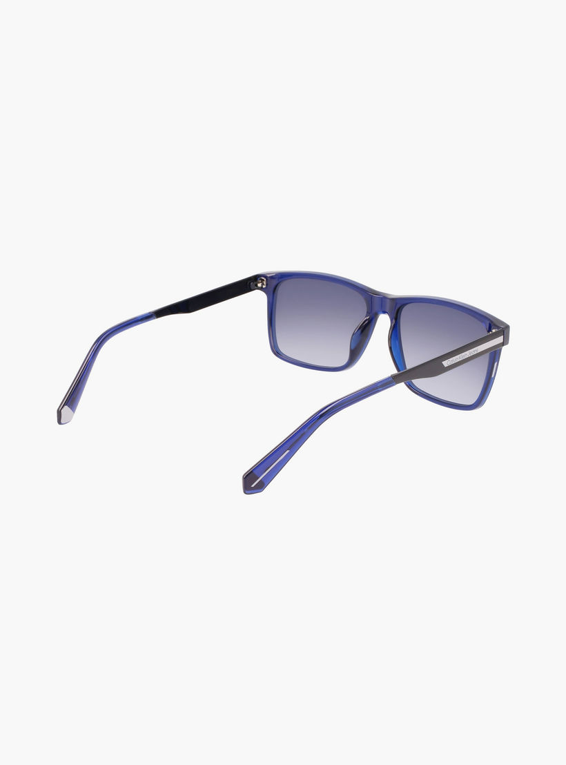 نظارة شمسية من كالفن كلاين جينز ذات مستطيلة باللون الازرق بمقاس 57 ملم |59466-men-sunglasses-image-9