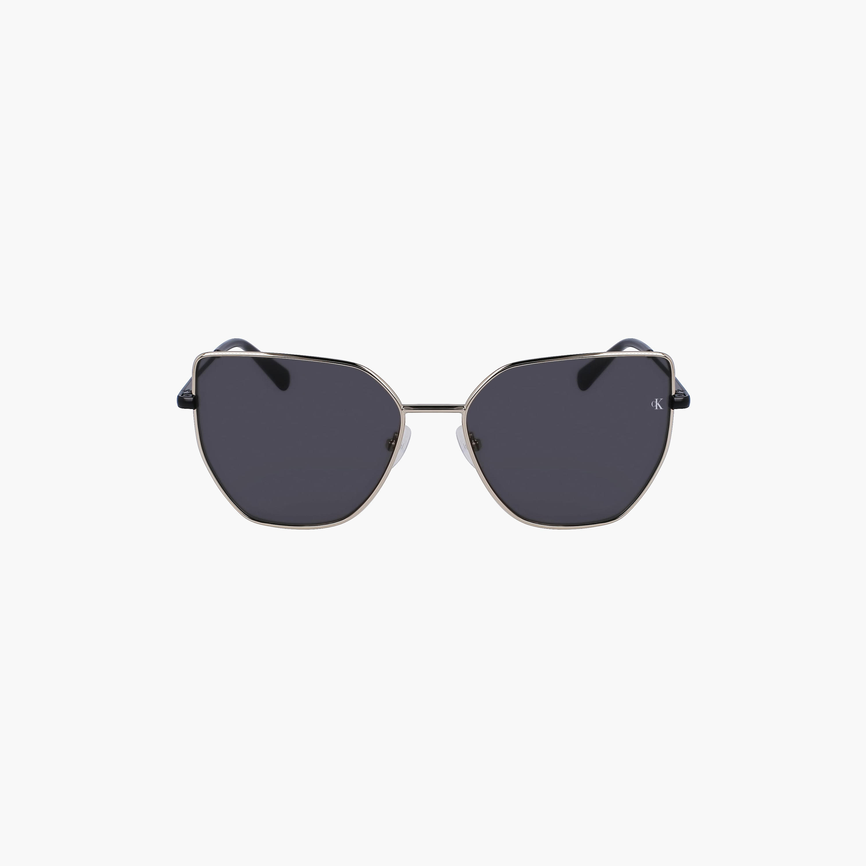 نظارة شمسية من كالفن كلاين جينز على شكل فراشة باللون الرمادي بمقاس 60 ملم | CKJ23202S-women-sunglasses-image-5