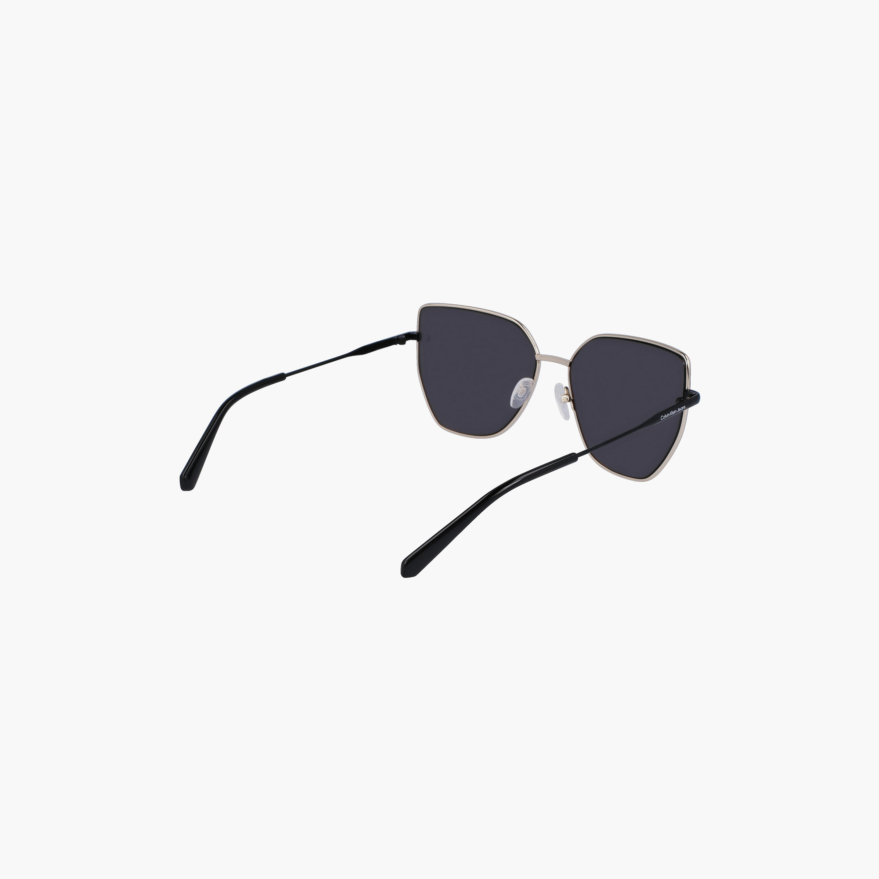 نظارة شمسية من كالفن كلاين جينز على شكل فراشة باللون الرمادي بمقاس 60 ملم | CKJ23202S-women-sunglasses-image-9