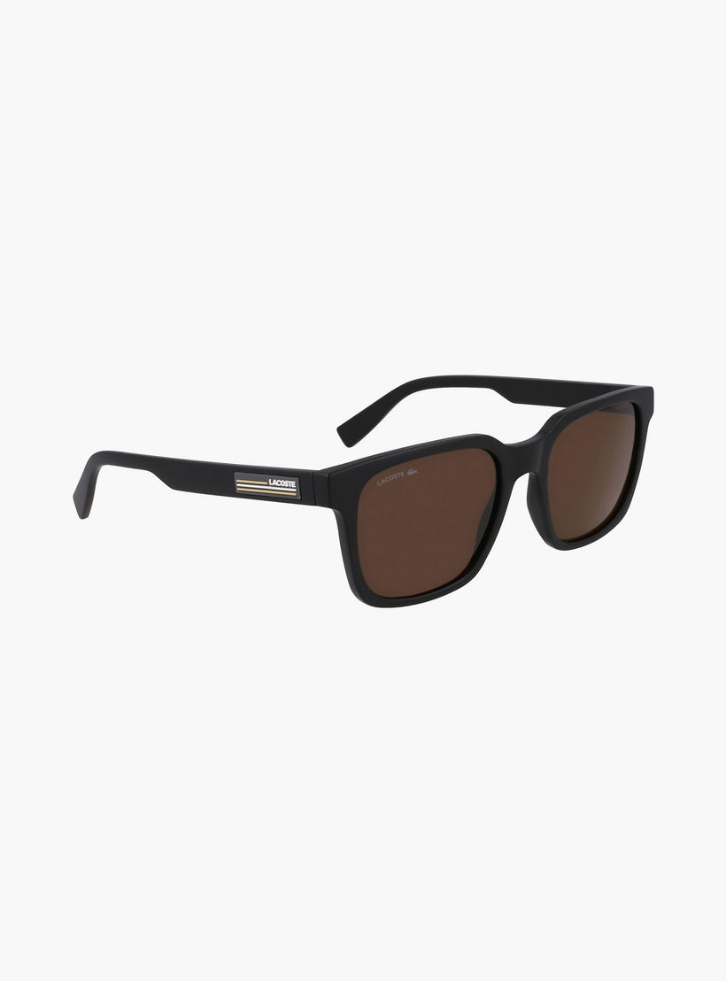 Lacoste 54 MM Brown Rectangle Sunglasses | L6028S-men-sunglasses-image-4