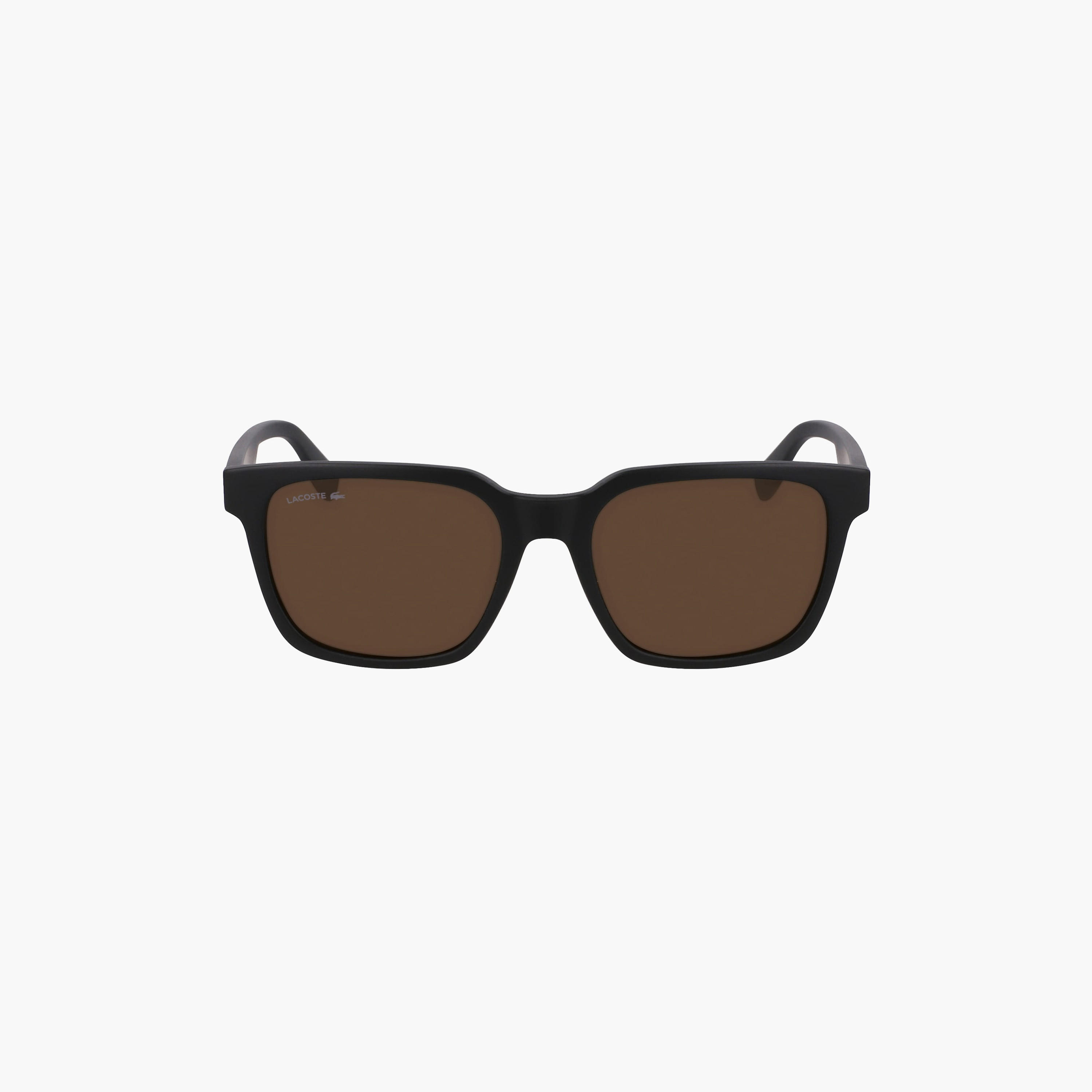 Lacoste 54 MM Brown Rectangle Sunglasses | L6028S-men-sunglasses-image-5
