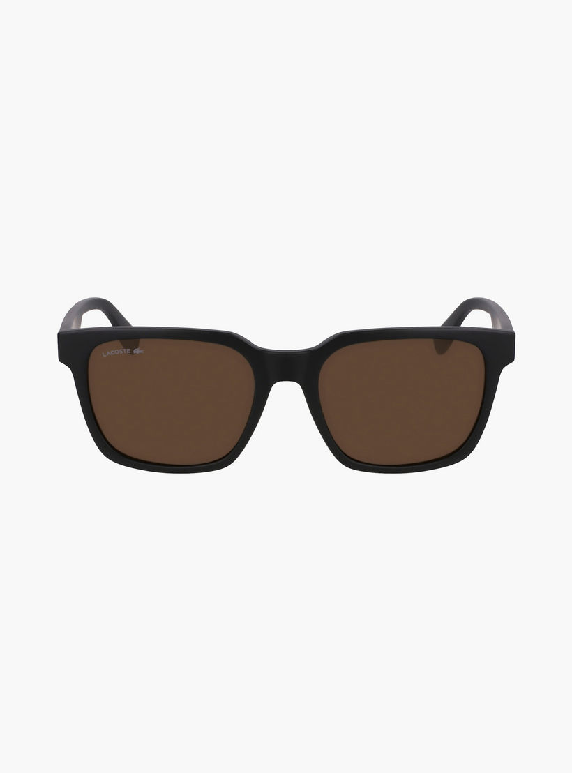 Lacoste 54 MM Brown Rectangle Sunglasses | L6028S-men-sunglasses-image-5