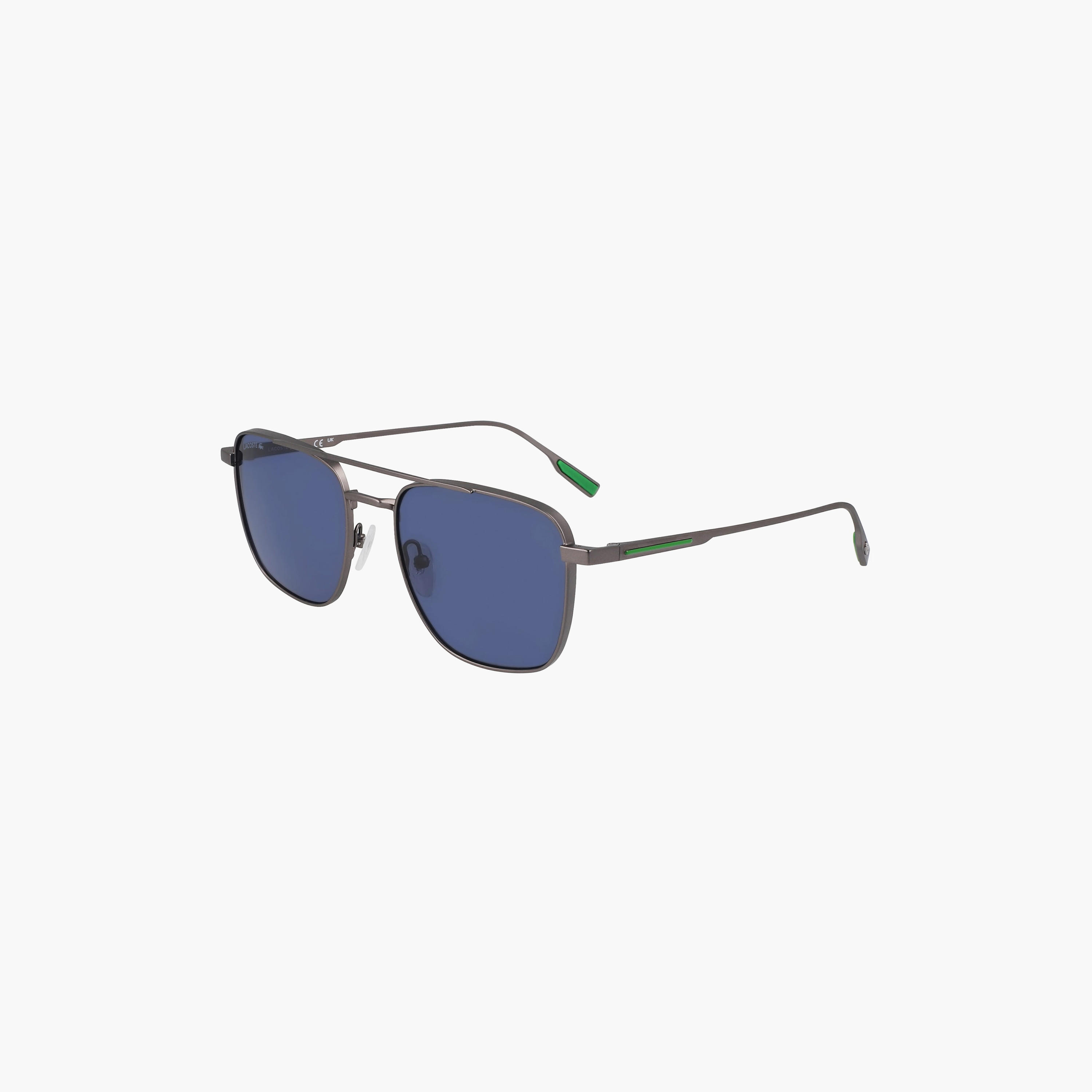 نظارة شمسية من لاكوست ذات مستطيلة باللون الازرق بمقاس 55 ملم | L261S-men-sunglasses-image-1