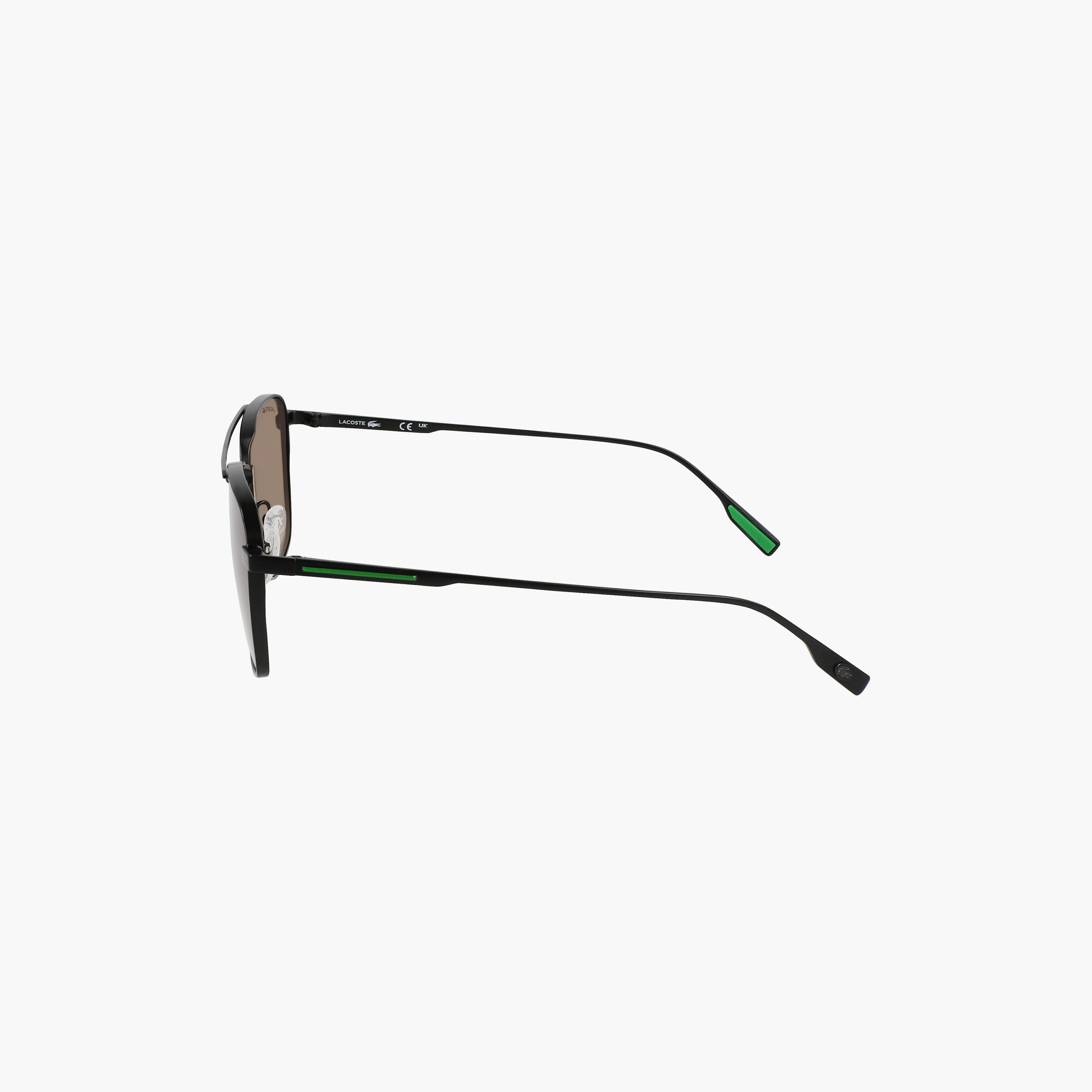 نظارة شمسية من لاكوست ذات مستطيلة باللون البني بمقاس 55 ملم | L261S-men-sunglasses-image-6