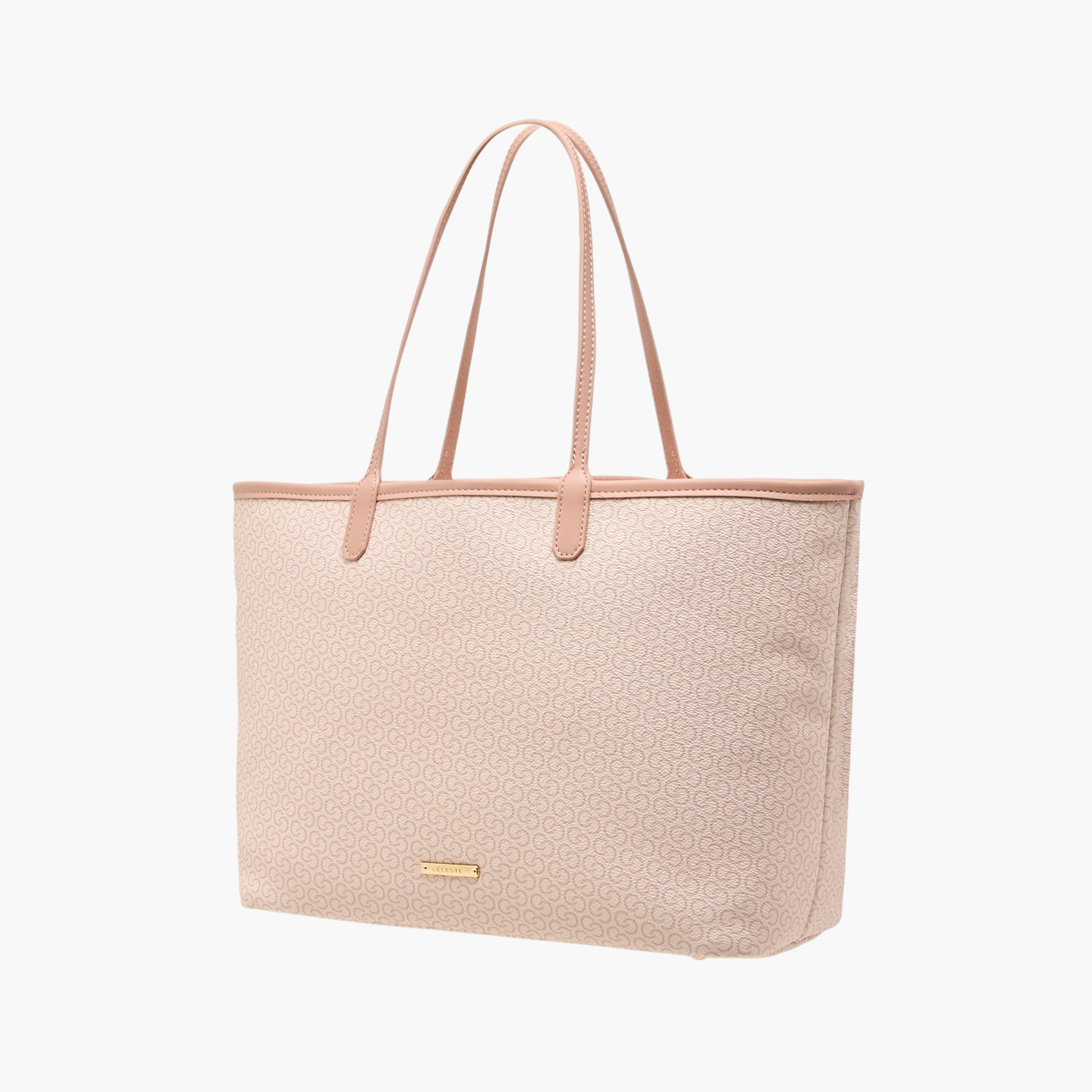 شنطة توتي بمقبض مزدوج وطبعات مونوجرام وشنطة صغيرة من سيليست-women-bagsandwallets-handbags-image-2