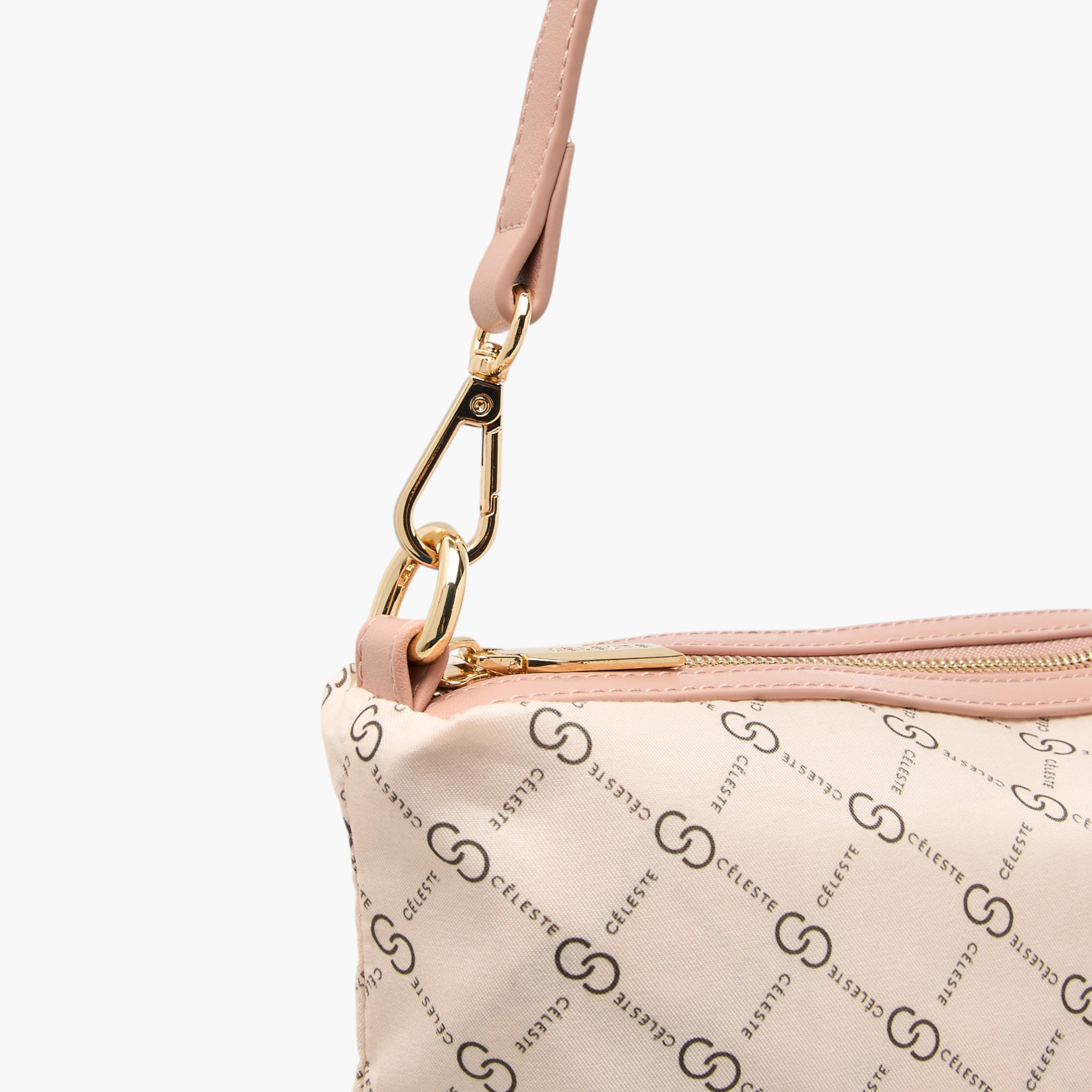 شنطة توتي بمقبض مزدوج وطبعات مونوجرام وشنطة صغيرة من سيليست-women-bagsandwallets-handbags-image-7
