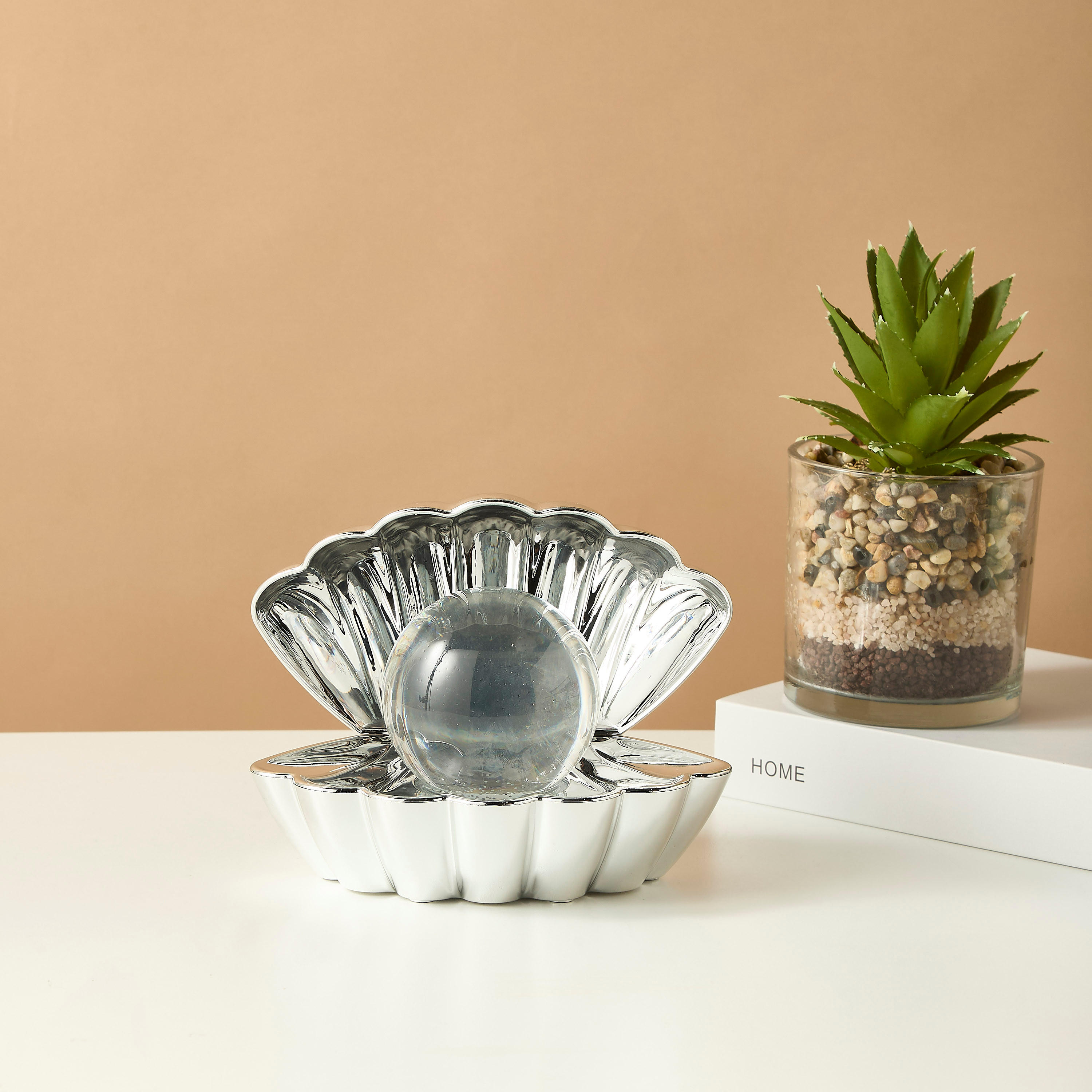 Pearl Shell Patterned Lamp with Glitter-household-decor-decorativeobjectsandsculptures-image-1