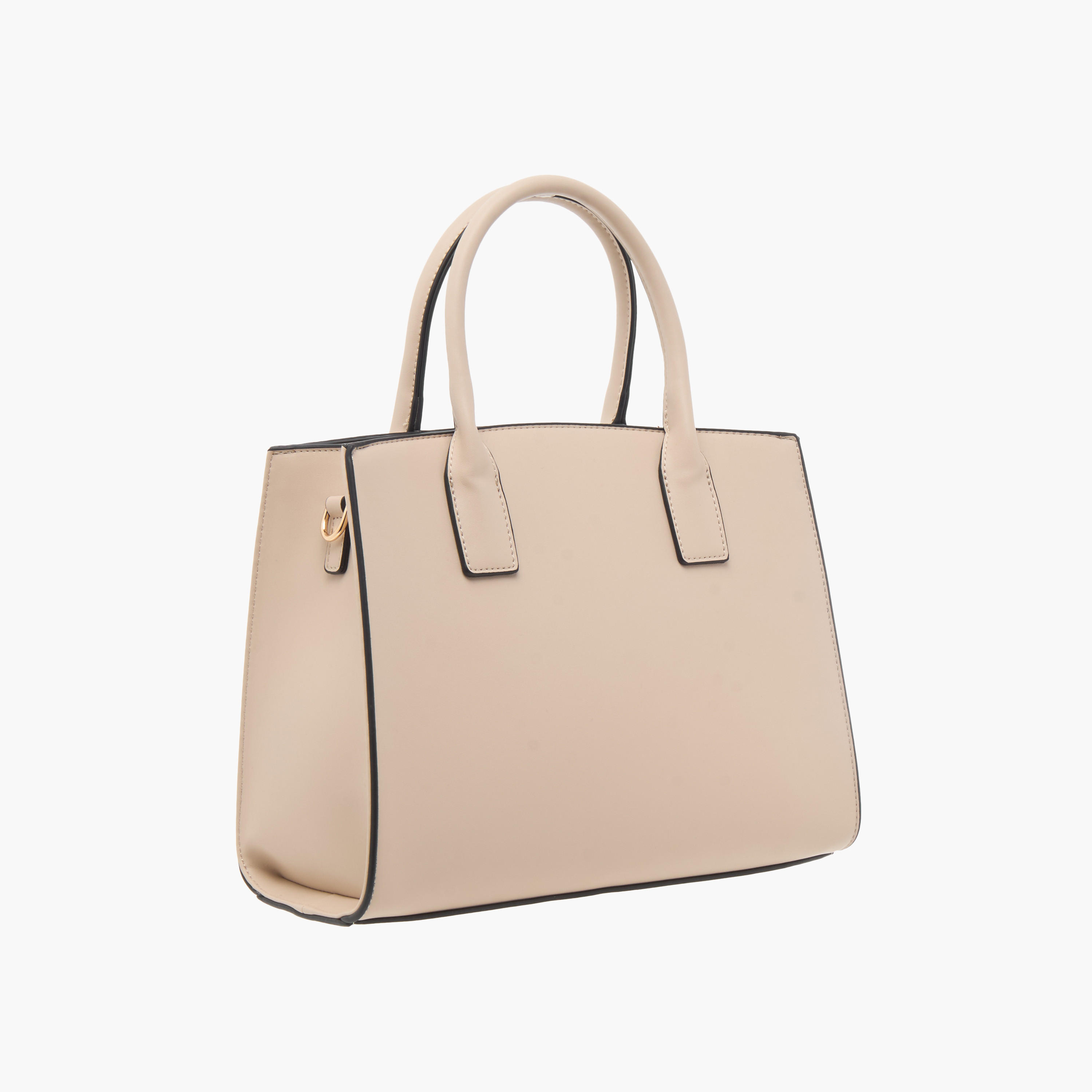 Charlotte Reid Textured Tote Bag with Top Handle and Detachable Strap-women-bagsandwallets-handbags-image-4