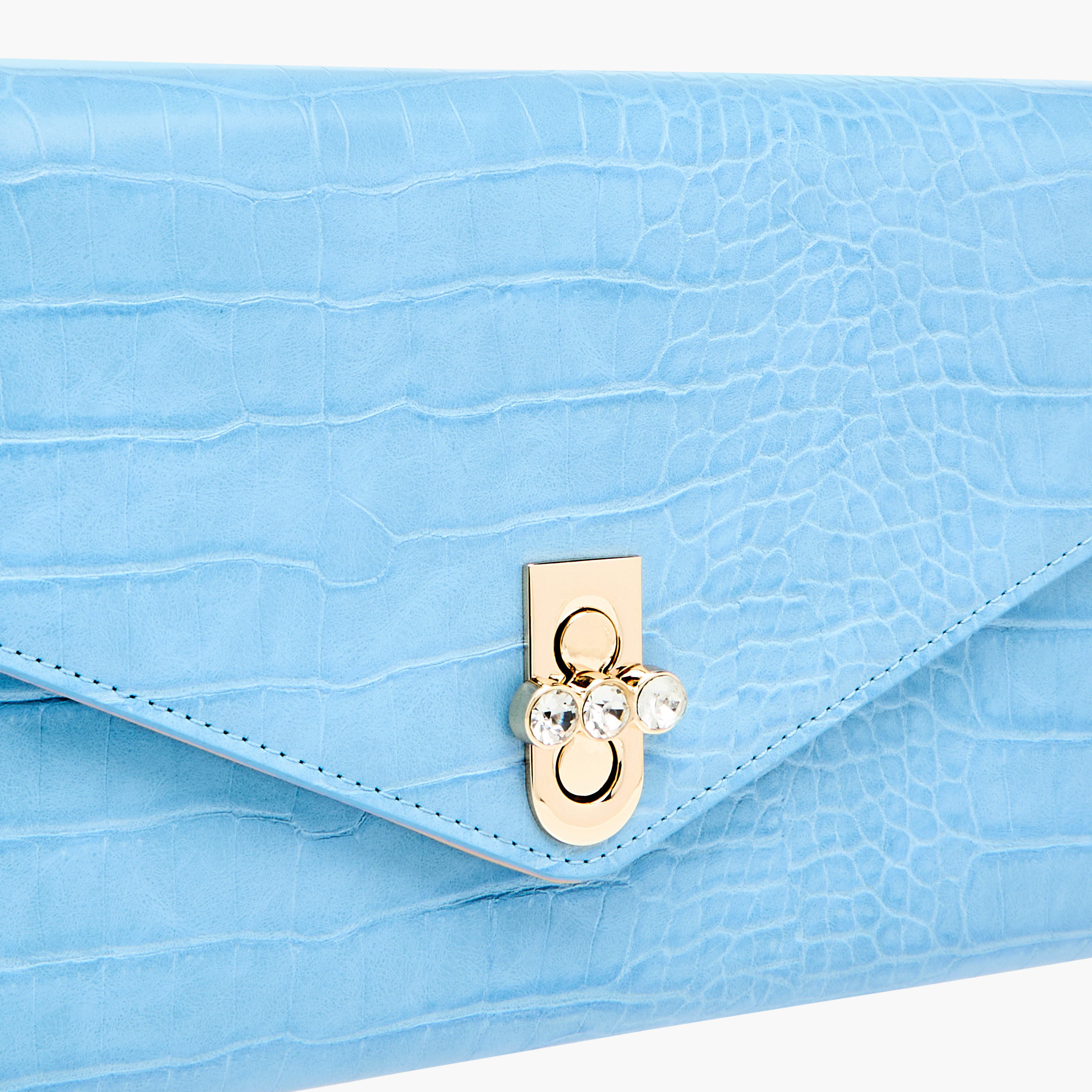 شنطة كلاتش بملمس جلد حيوانات وحزام سلسلة قابل للفصل من ساشا-women-bagsandwallets-handbags-image-5