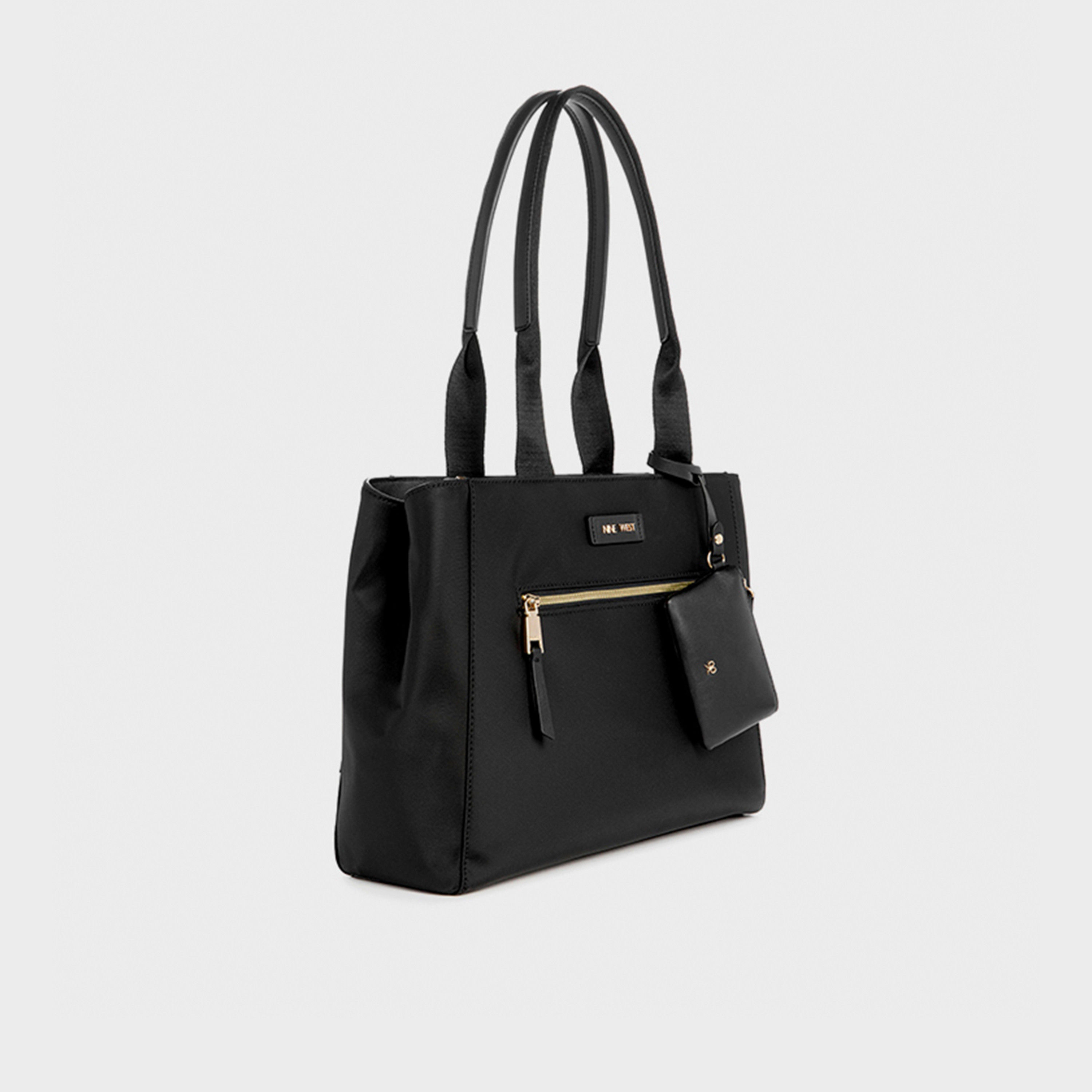 ناين ويست- شنطة توت سادة بمقبضين مع إغلاق بسحاب-women-bagsandwallets-handbags-image-3