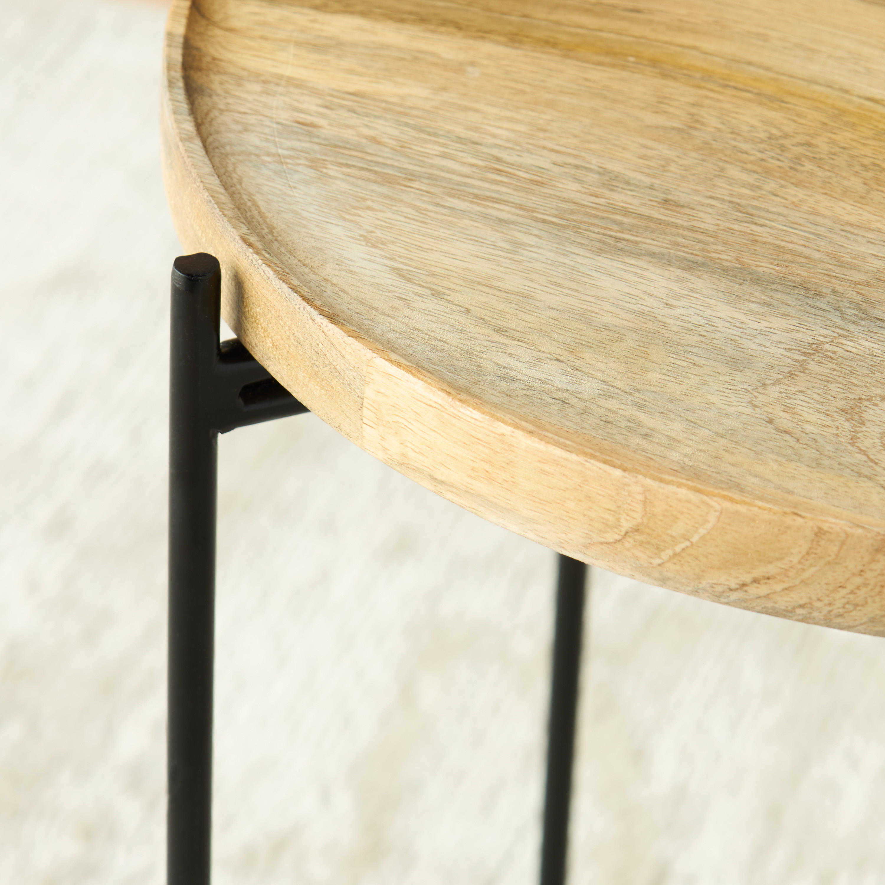 Marble Top Accent Table - 35x46 cms-furniture-livingroom-sideandendtables-image-3