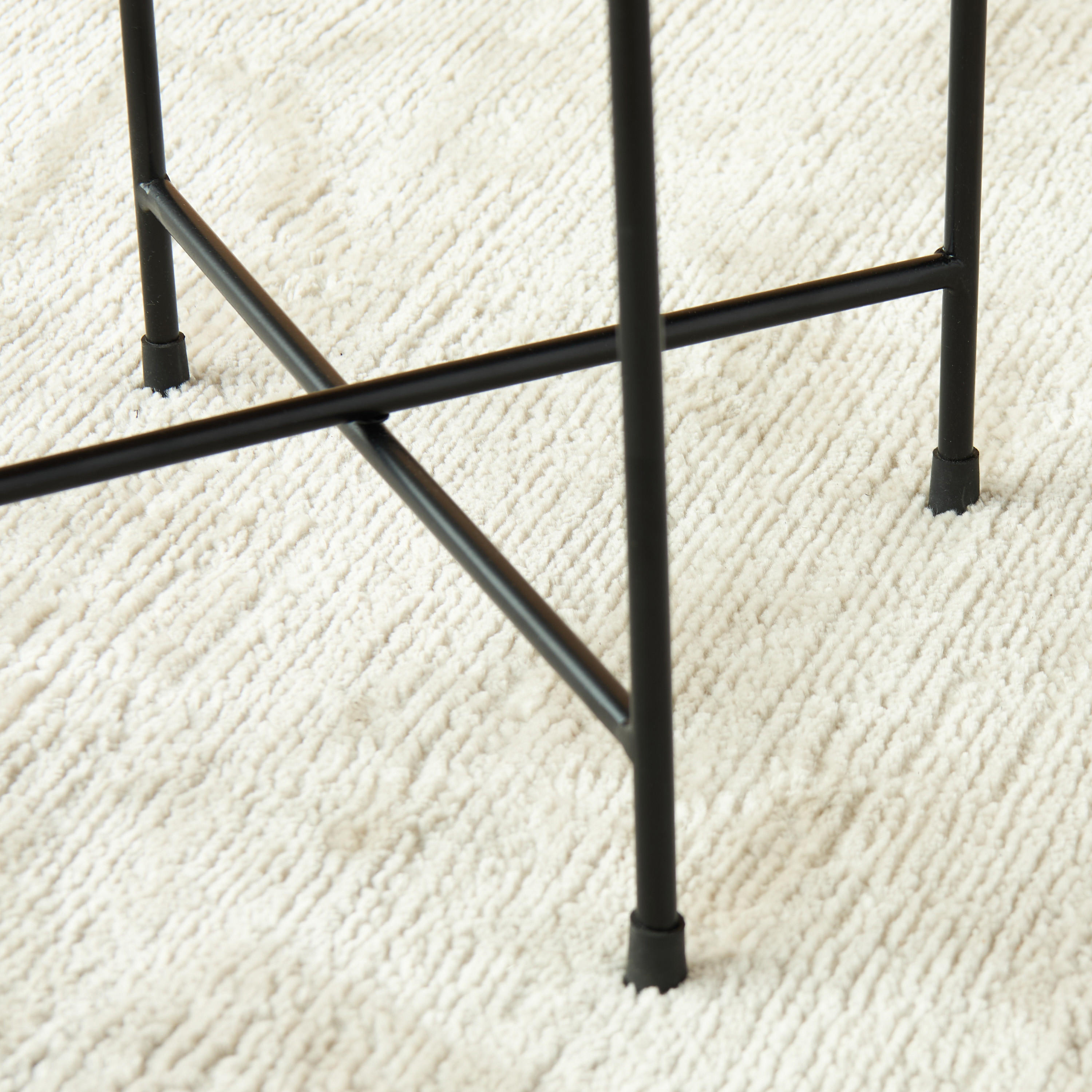 Marble Top Accent Table - 35x46 cms-furniture-livingroom-sideandendtables-image-4