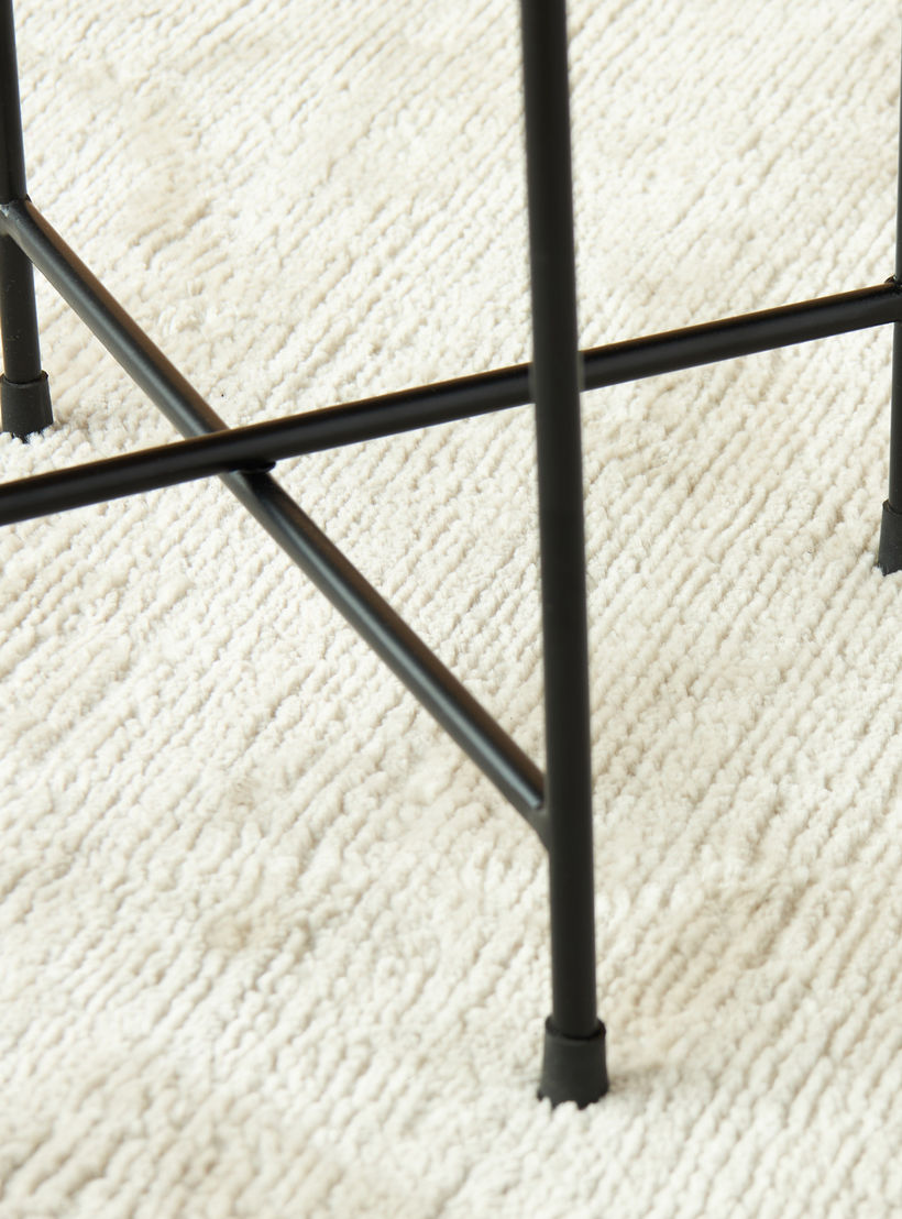 Marble Top Accent Table - 35x46 cms-furniture-livingroom-sideandendtables-image-4