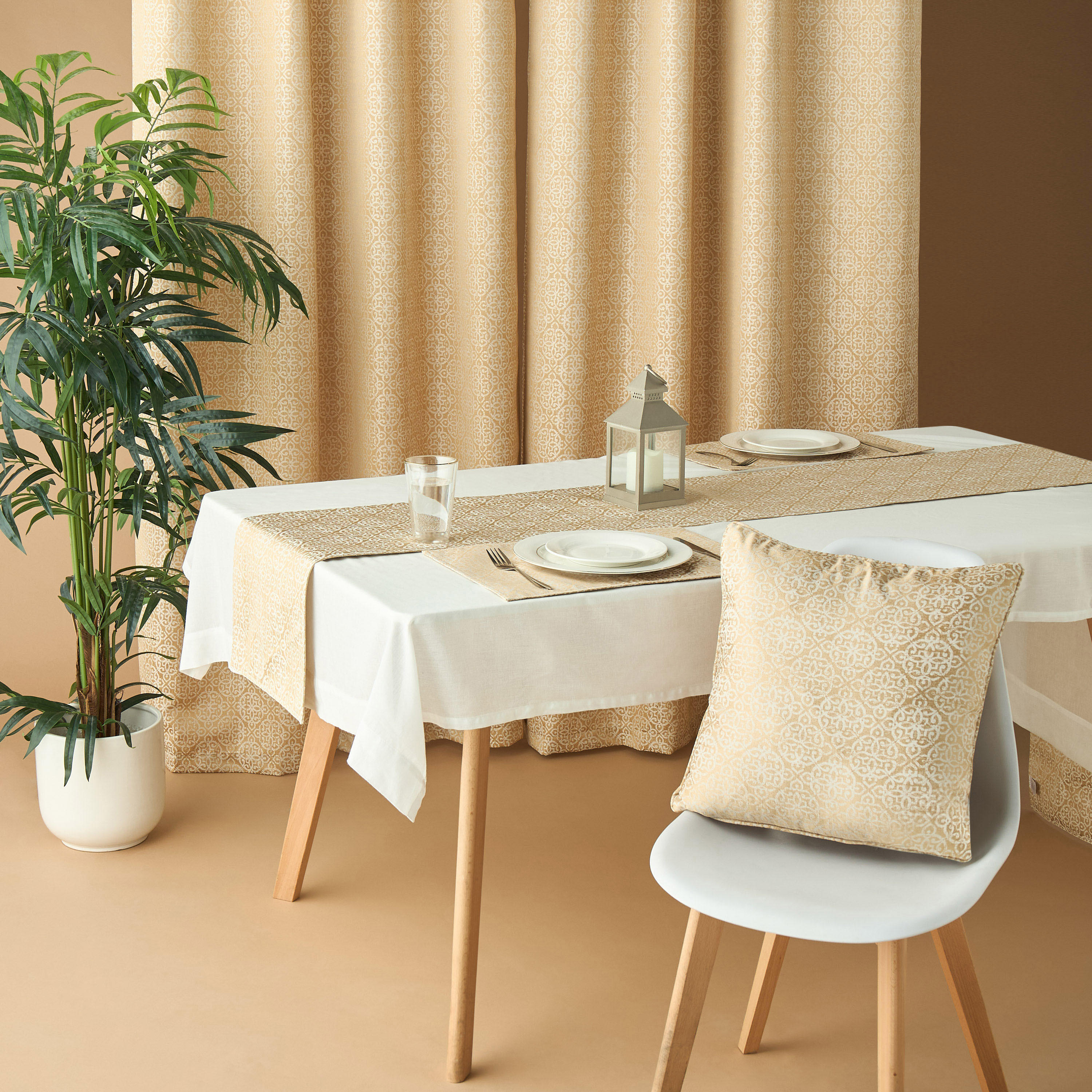Damask Jacquard Runner - 33x180 cms-household-dining-tablelinen-runnersandtablecovers-image-6