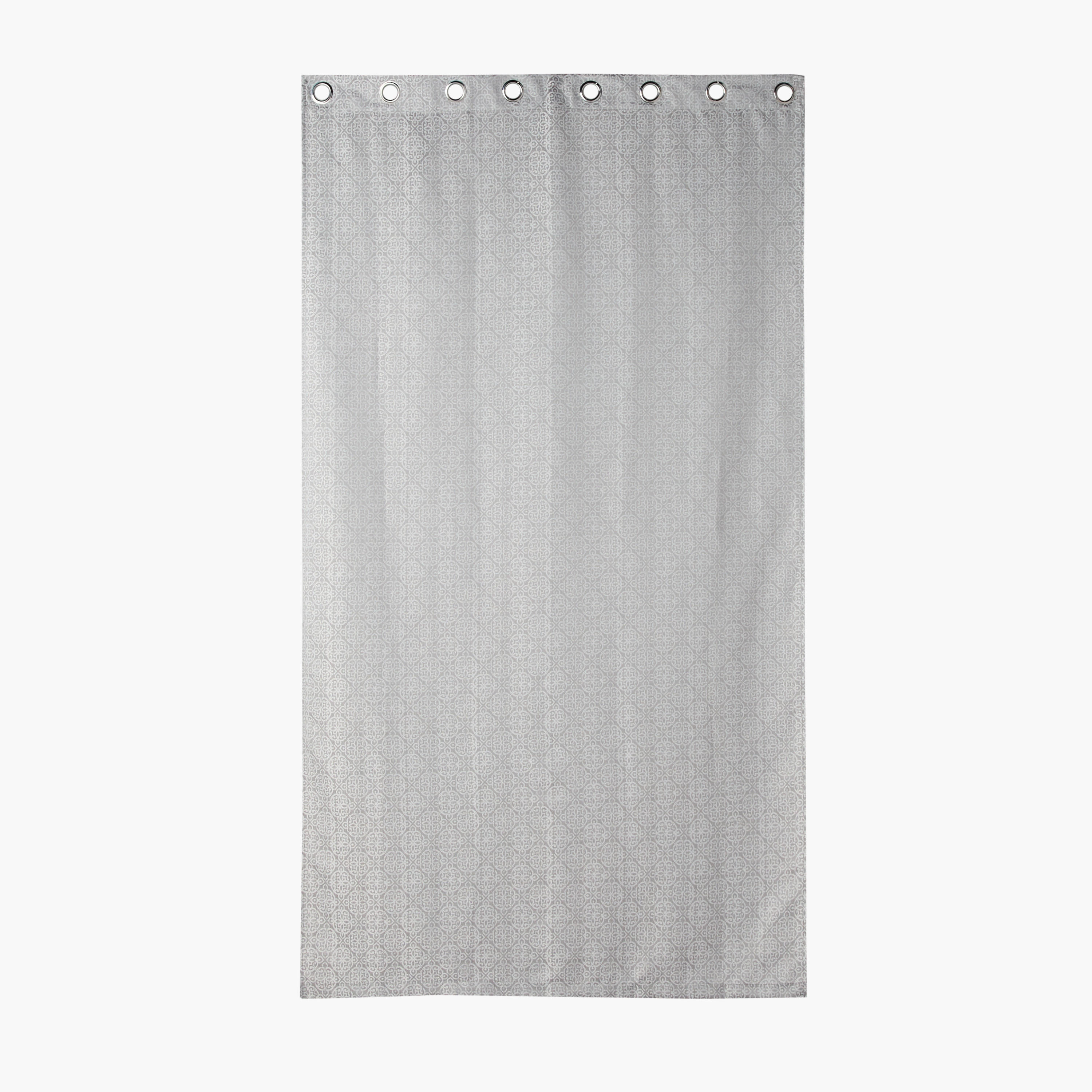 Damask 2-Piece Jacquard Curtain Set - 135x240 cms-household-windows-curtains-image-1