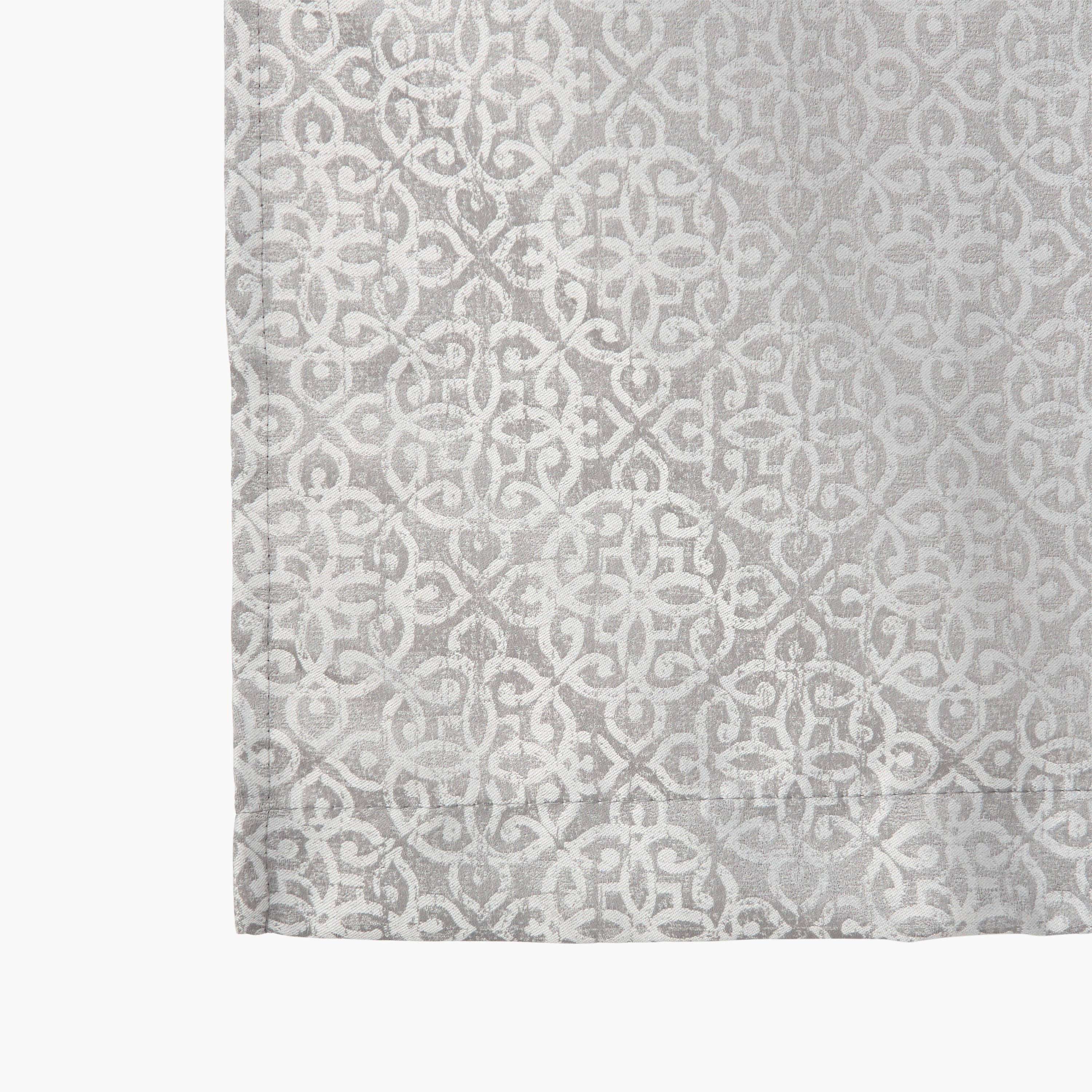 Damask 2-Piece Jacquard Curtain Set - 135x240 cms-household-windows-curtains-image-4