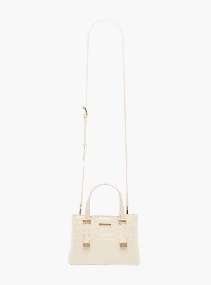 شنطة بملمس جلد حيوانات وسحاب إغلاق ومقابض من ساشا-women-bagsandwallets-handbags-image-3