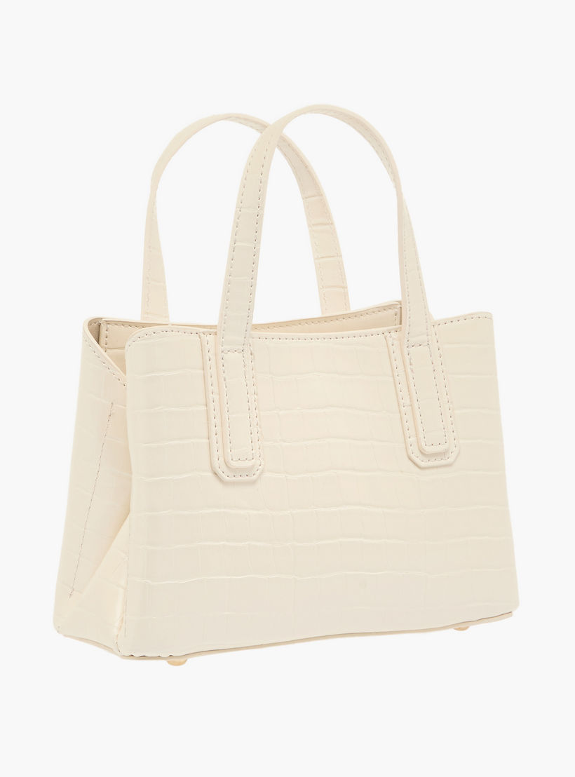 شنطة بملمس جلد حيوانات وسحاب إغلاق ومقابض من ساشا-women-bagsandwallets-handbags-image-4