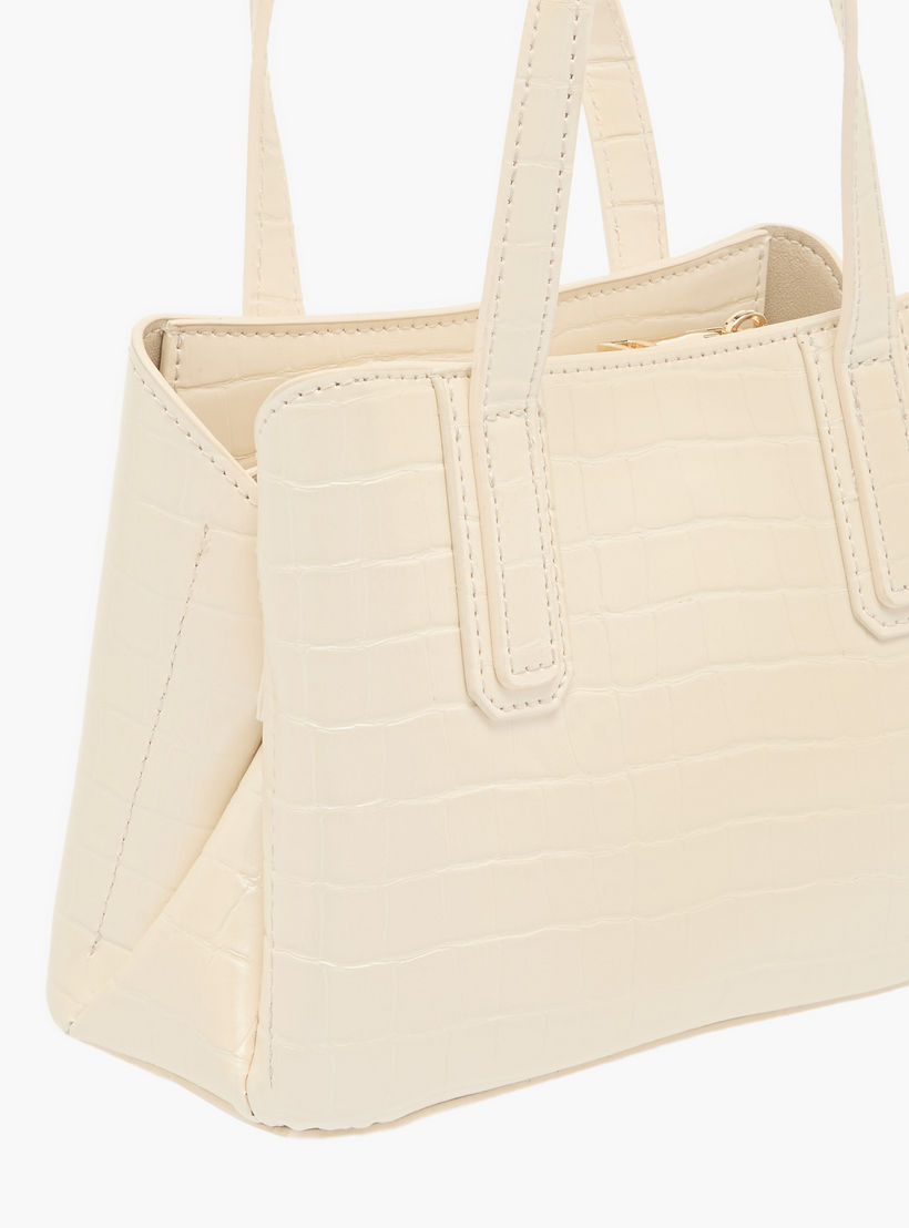 شنطة بملمس جلد حيوانات وسحاب إغلاق ومقابض من ساشا-women-bagsandwallets-handbags-image-6