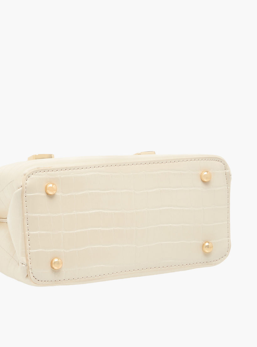 شنطة بملمس جلد حيوانات وسحاب إغلاق ومقابض من ساشا-women-bagsandwallets-handbags-image-7