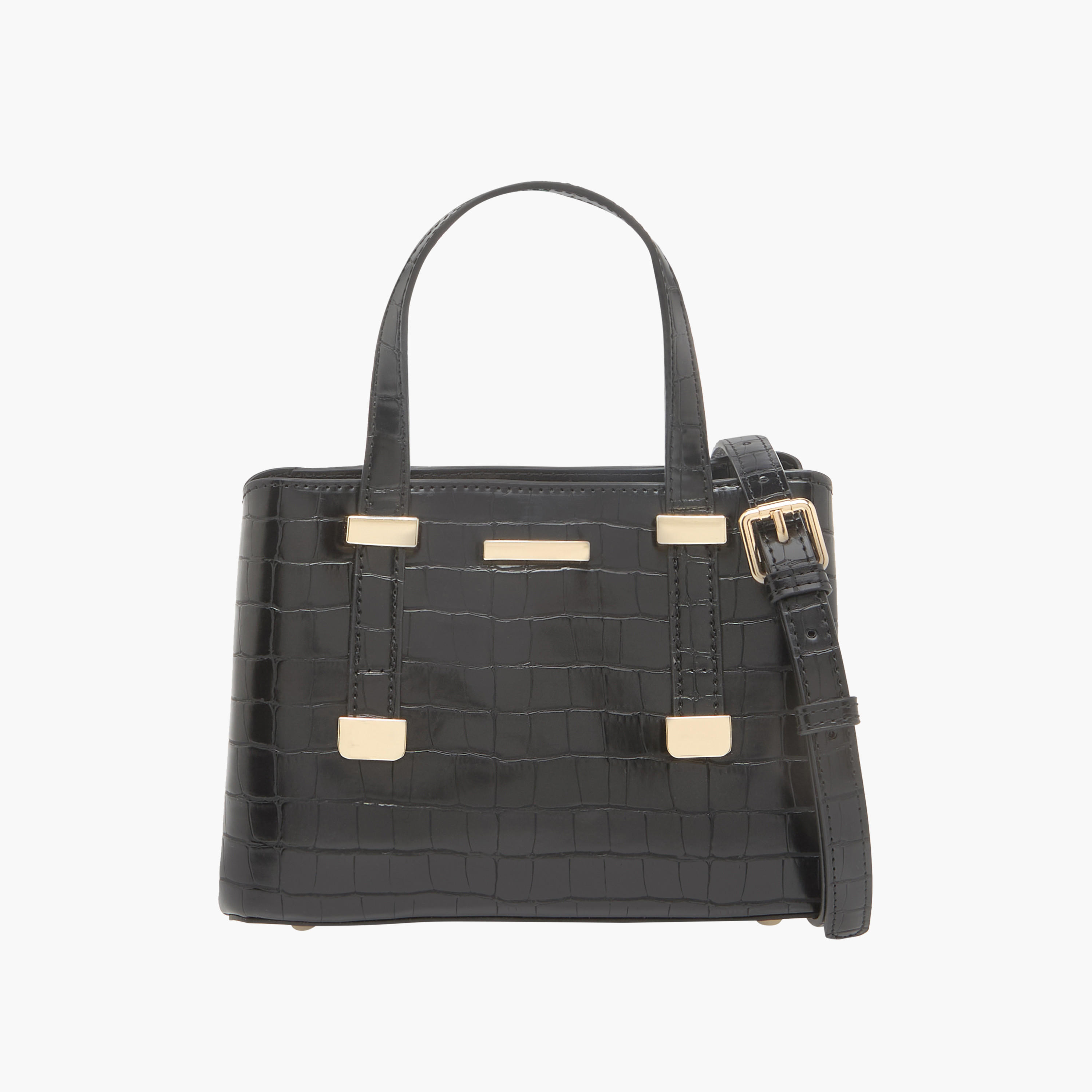 Sasha Animal Textured Tote Bag with Zip Closure and Handles-women-bagsandwallets-handbags-image-1