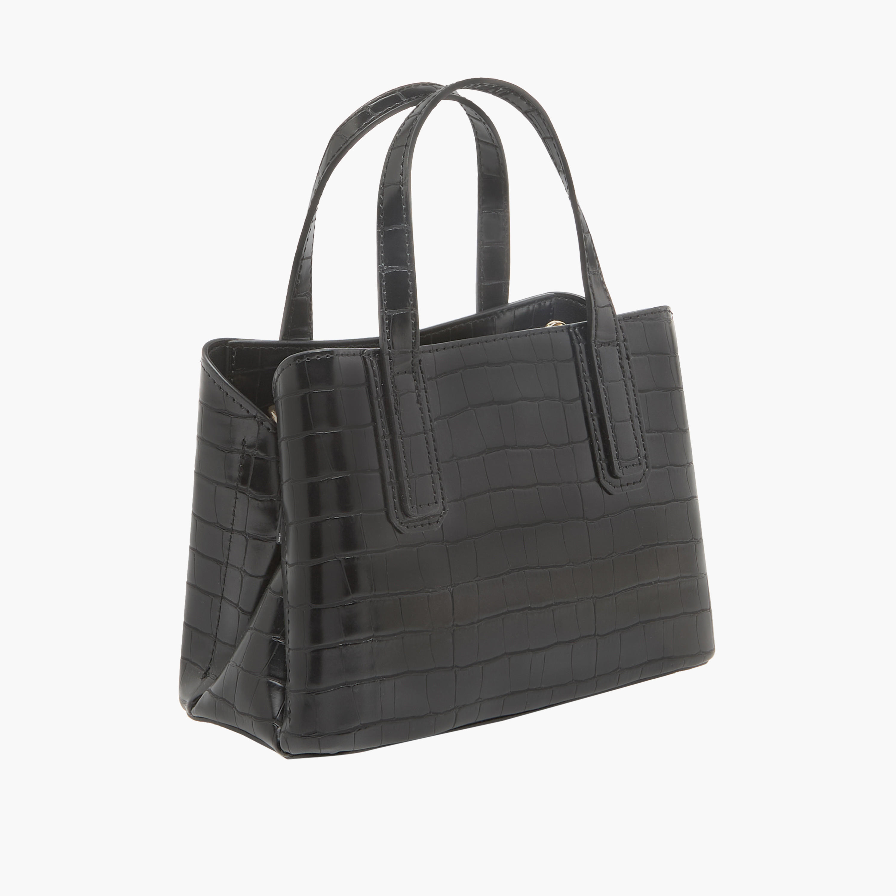 Sasha Animal Textured Tote Bag with Zip Closure and Handles-women-bagsandwallets-handbags-image-4