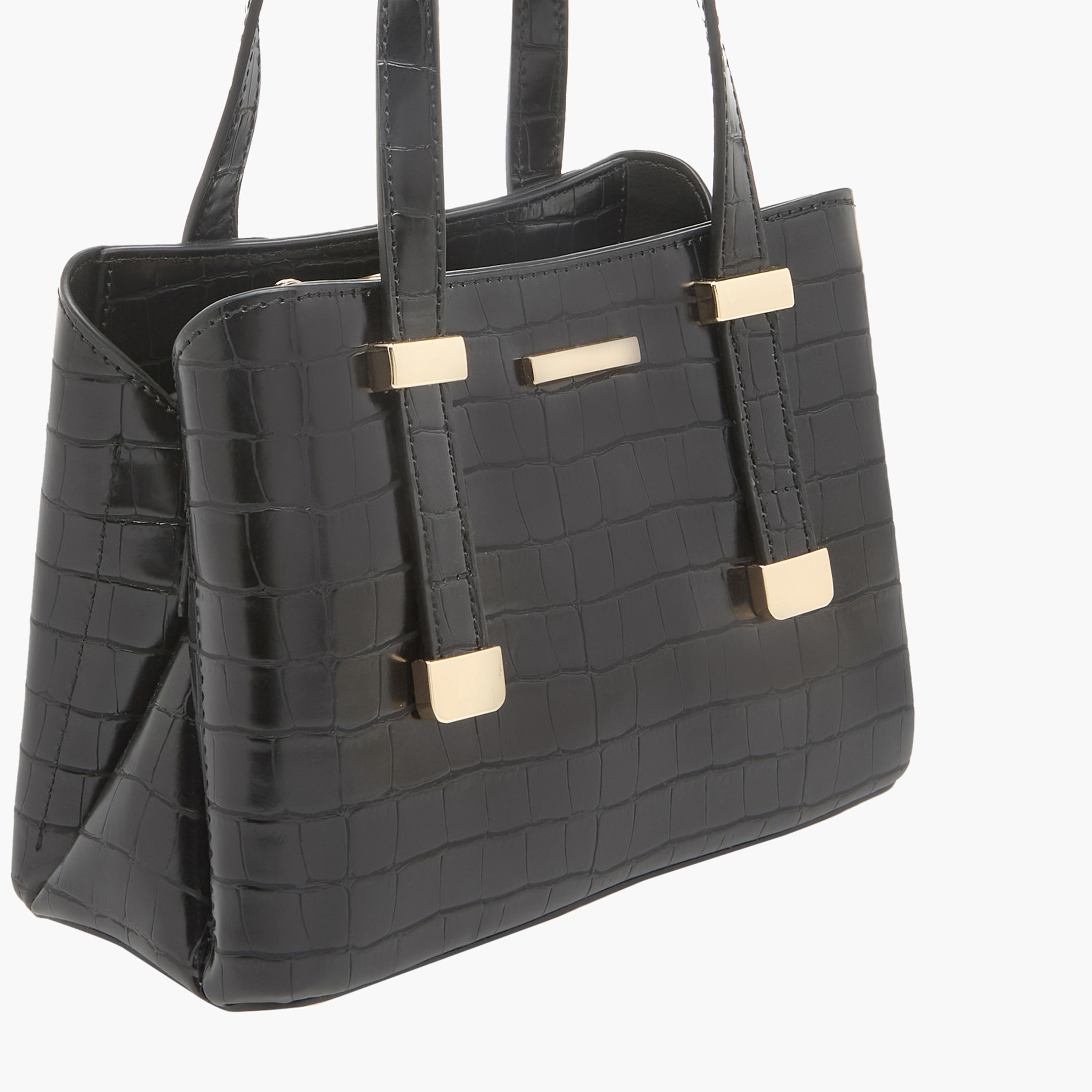 Sasha Animal Textured Tote Bag with Zip Closure and Handles-women-bagsandwallets-handbags-image-5