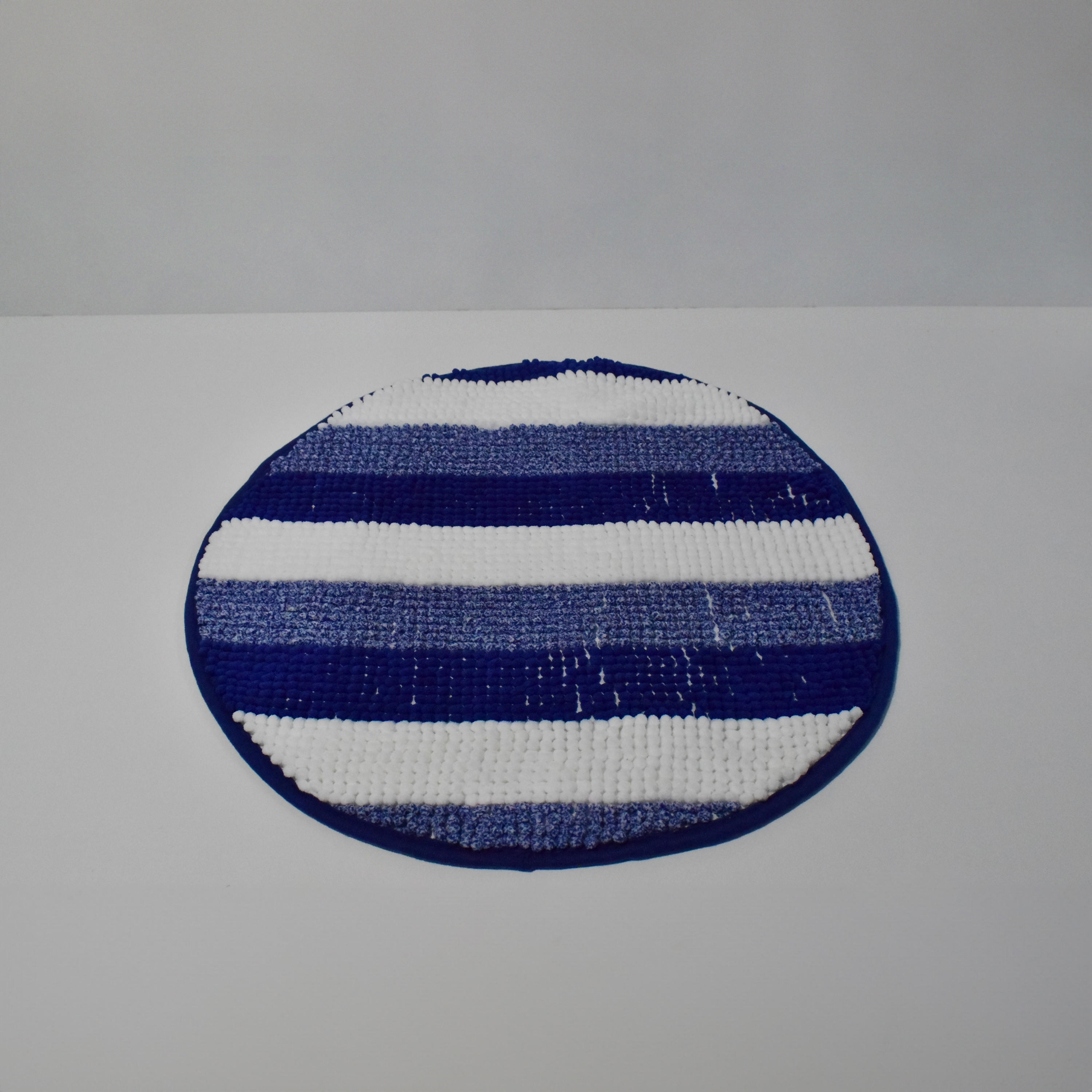 Karleen Decor Loop Textured Round Bath Mat - 50 cms-household-rugsandcarpets-doormats-image-1