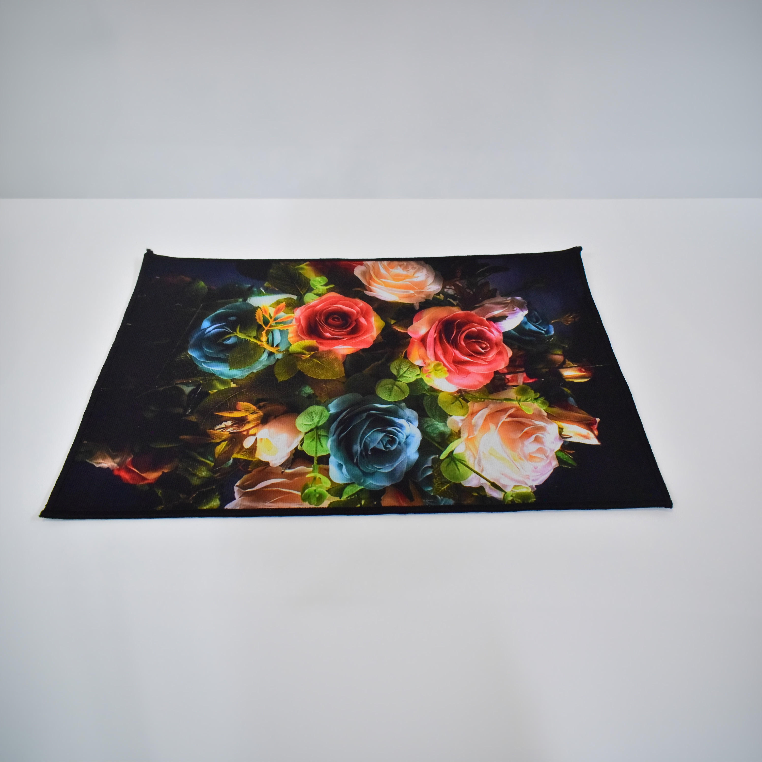 Karleen Decor Floral 3D Print Anti-Slip Doormat - 40x60 cm-household-rugsandcarpets-doormats-image-1