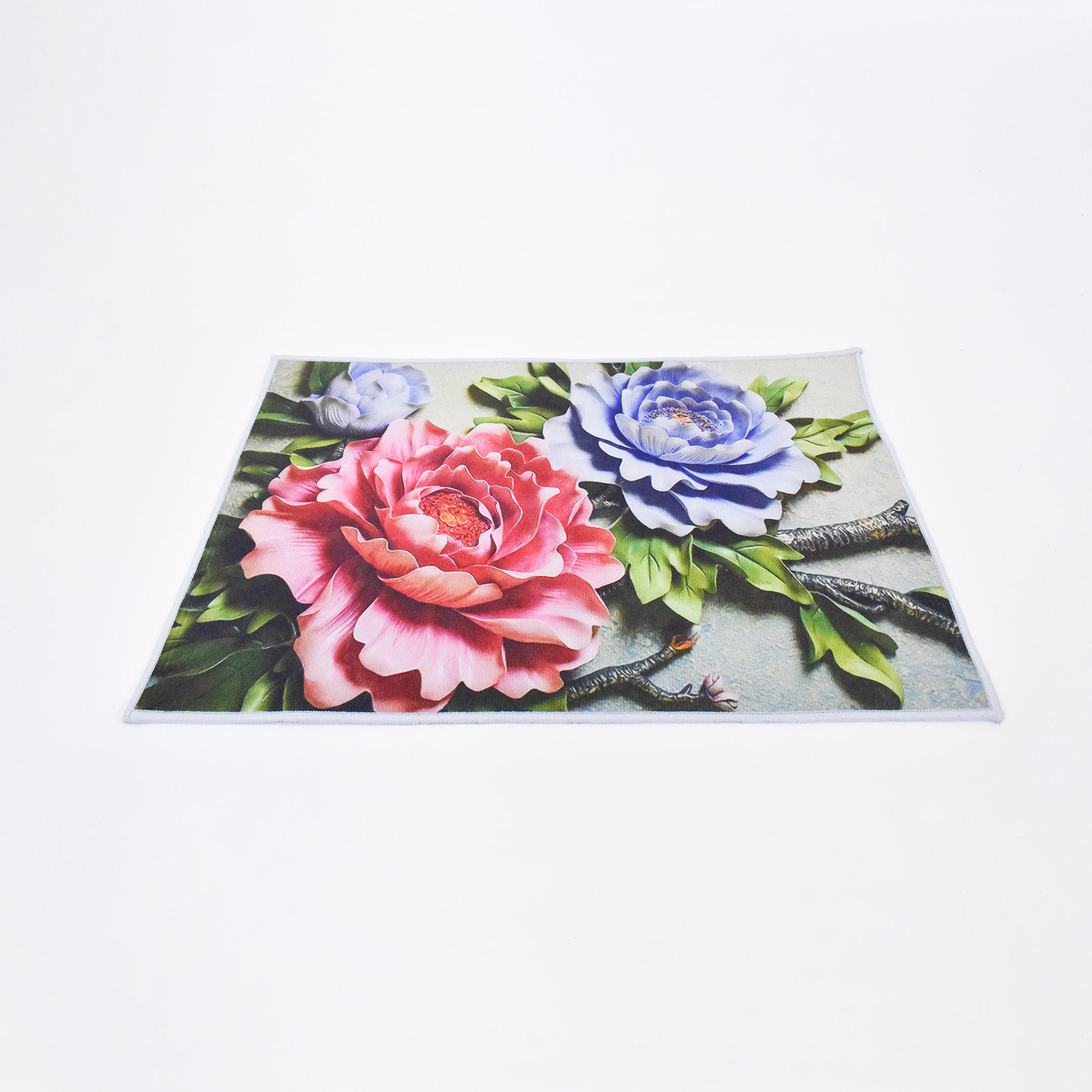 Karleen Decor Floral 3D Print Anti-Slip Doormat - 40x60 cm-household-rugsandcarpets-doormats-image-1
