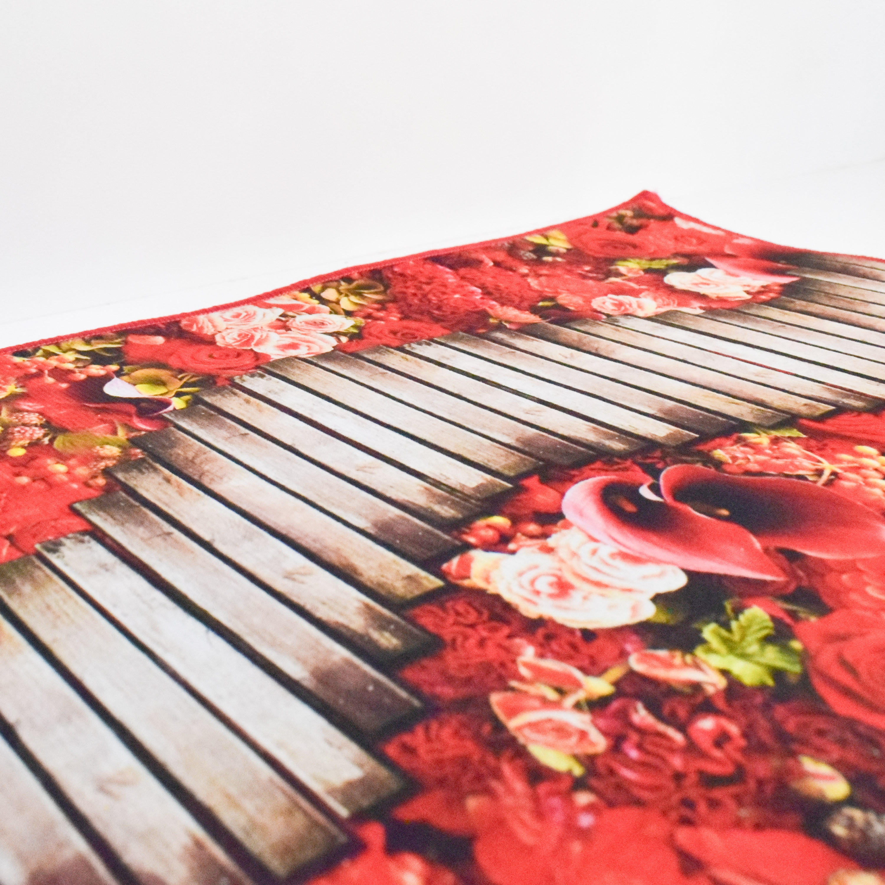 Karleen Decor Floral 3D Print Anti-Slip Door Mat - 45x70 cm-household-rugsandcarpets-doormats-image-2