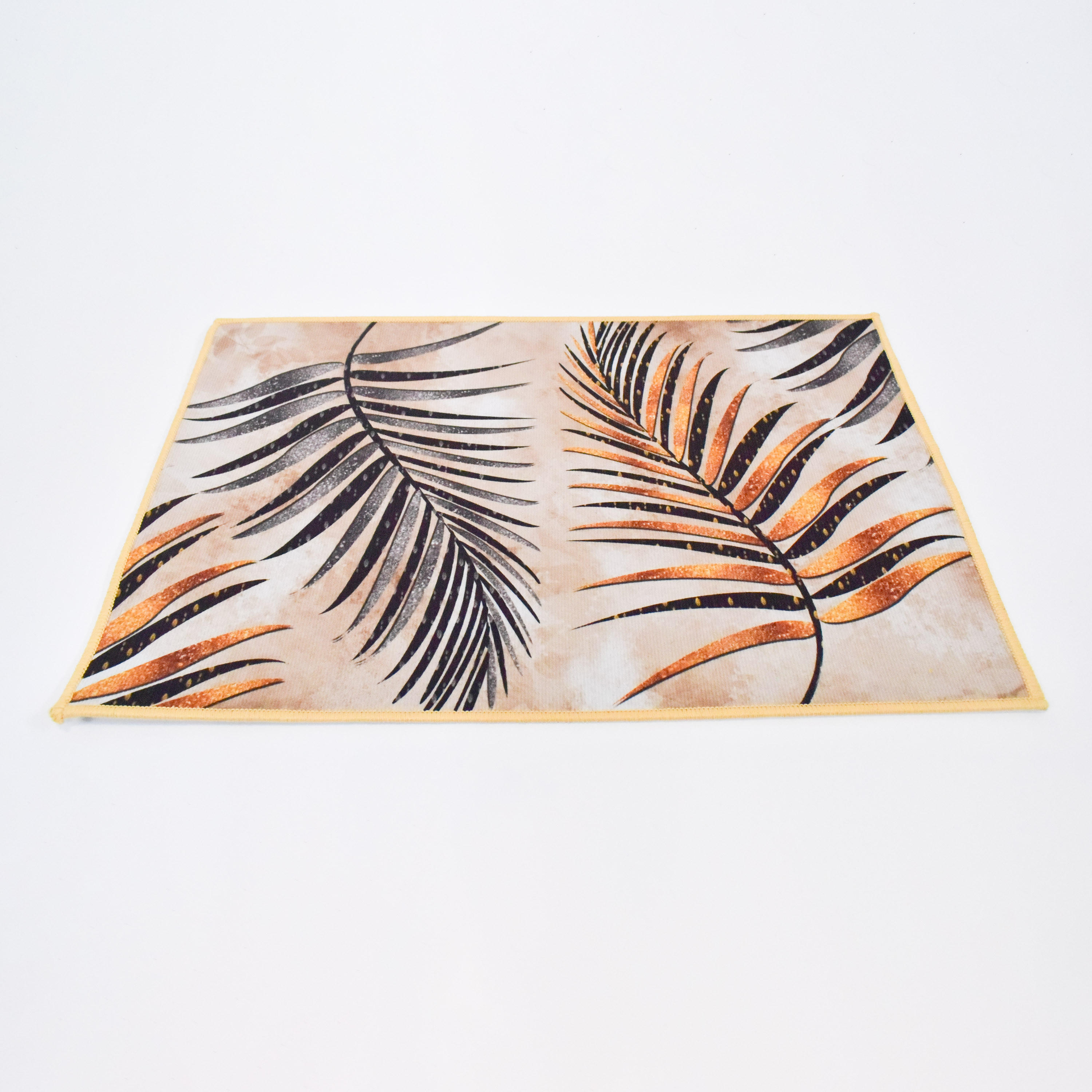 سجادة باب مضادة للانزلاق بطبعات زهرية ثلاثية الأبعاد من كارلين ديكور - 45x70 سم-household-rugsandcarpets-doormats-image-1