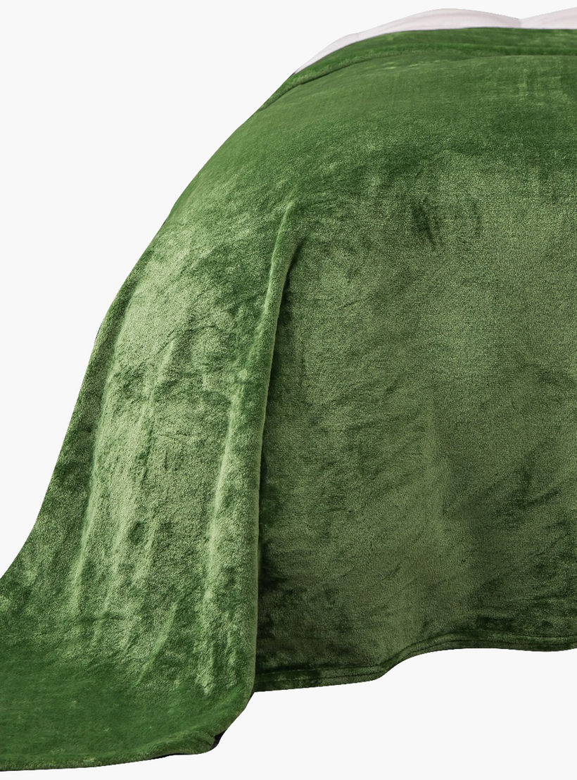 Karleen Decor Solid Flannel Blanket - 220x240 cm-household-bedding-blankets-image-2