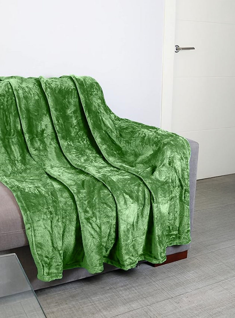 Karleen Decor Solid Flannel Blanket - 220x240 cm-household-bedding-blankets-image-4