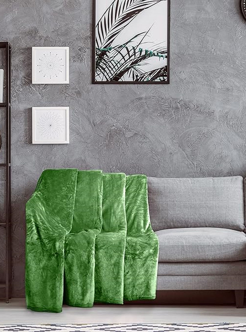 Karleen Decor Solid Flannel Blanket - 220x240 cm-household-bedding-blankets-image-6