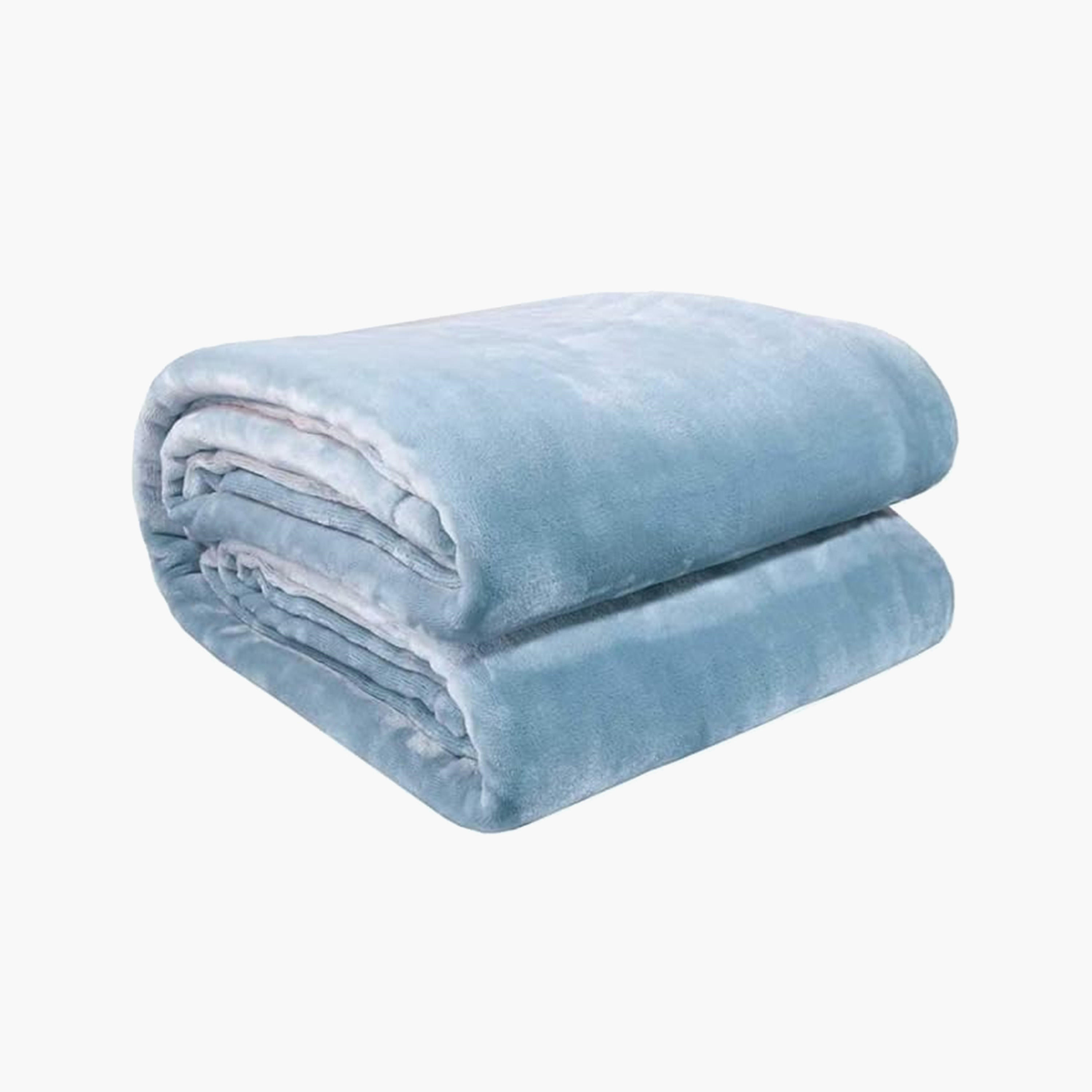 بطانية فلانيل سادة من كارلين ديكور- 220x240 سم-household-bedding-blankets-image-6
