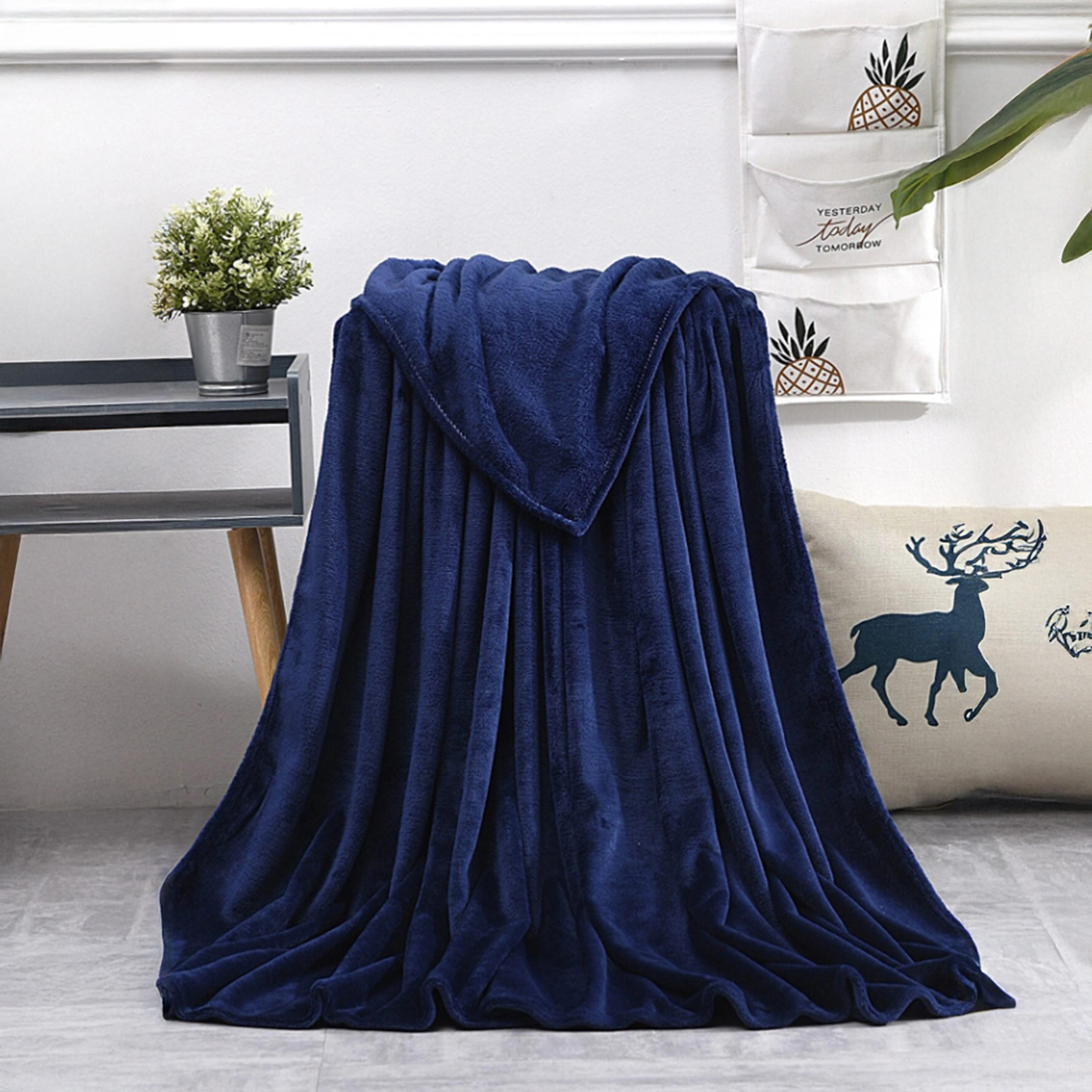 Karleen Decor Solid Flannel Blanket - 150x200 cms-household-bedding-blankets-image-7