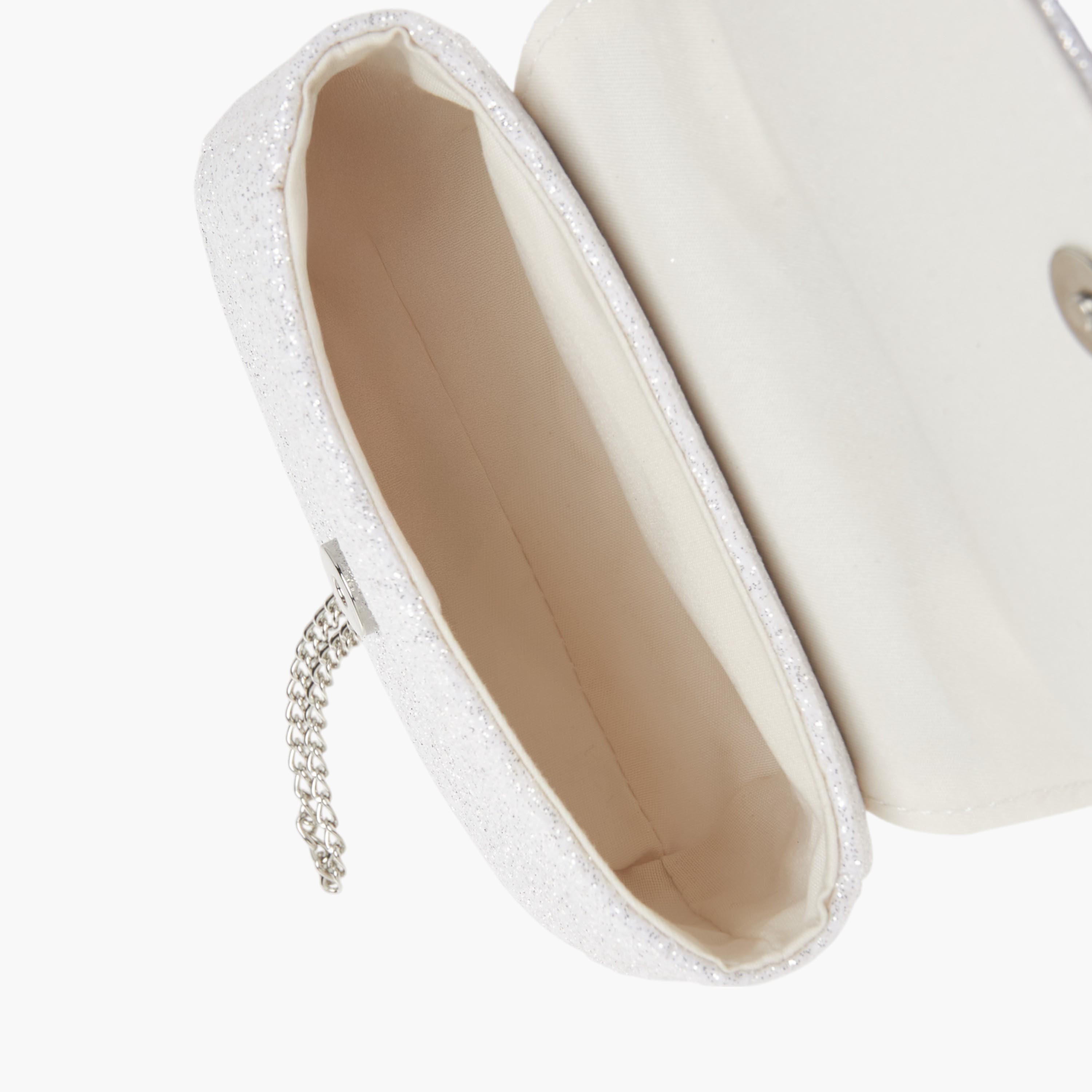 شنطة كروس بودي بارزة الملمس بفيونكة وزر إغلاق من ديزني-girls-accessories-bags-image-6