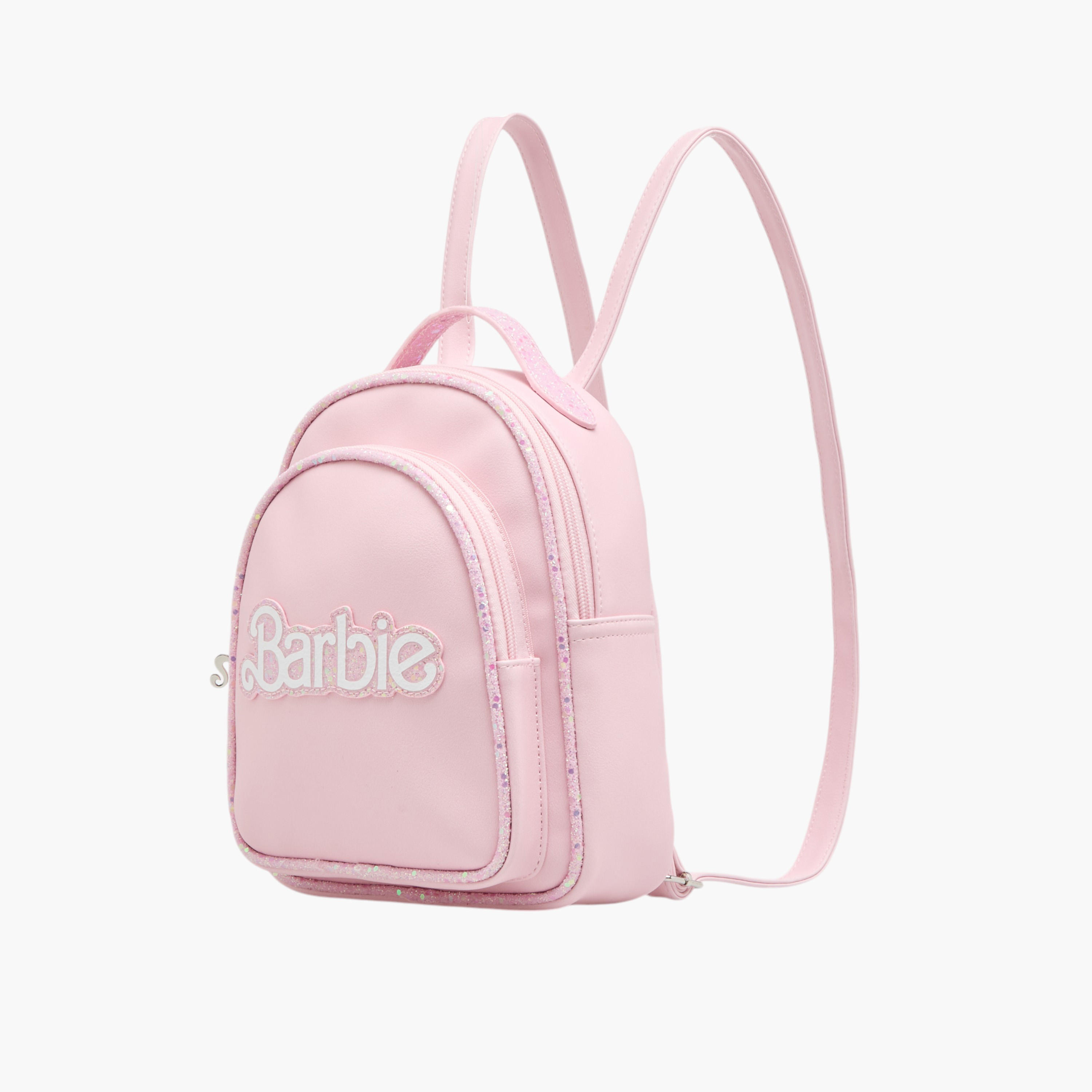 شنطة ظهر بأحزمة قابلة للتعديل وإغلاق سحاب وزينة باربي-school-bagsandbackpacks-backpacks-image-2