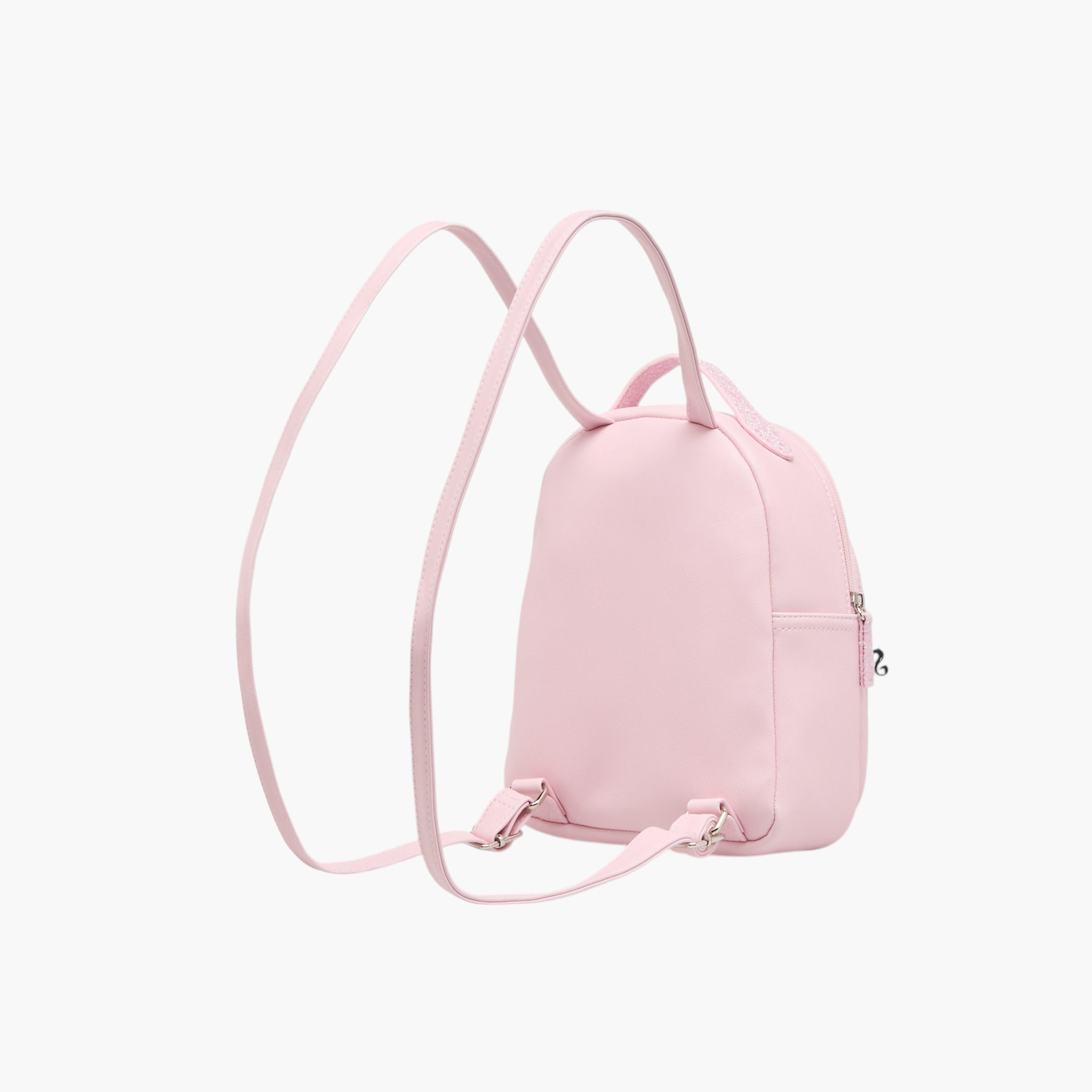 شنطة ظهر بأحزمة قابلة للتعديل وإغلاق سحاب وزينة باربي-school-bagsandbackpacks-backpacks-image-3