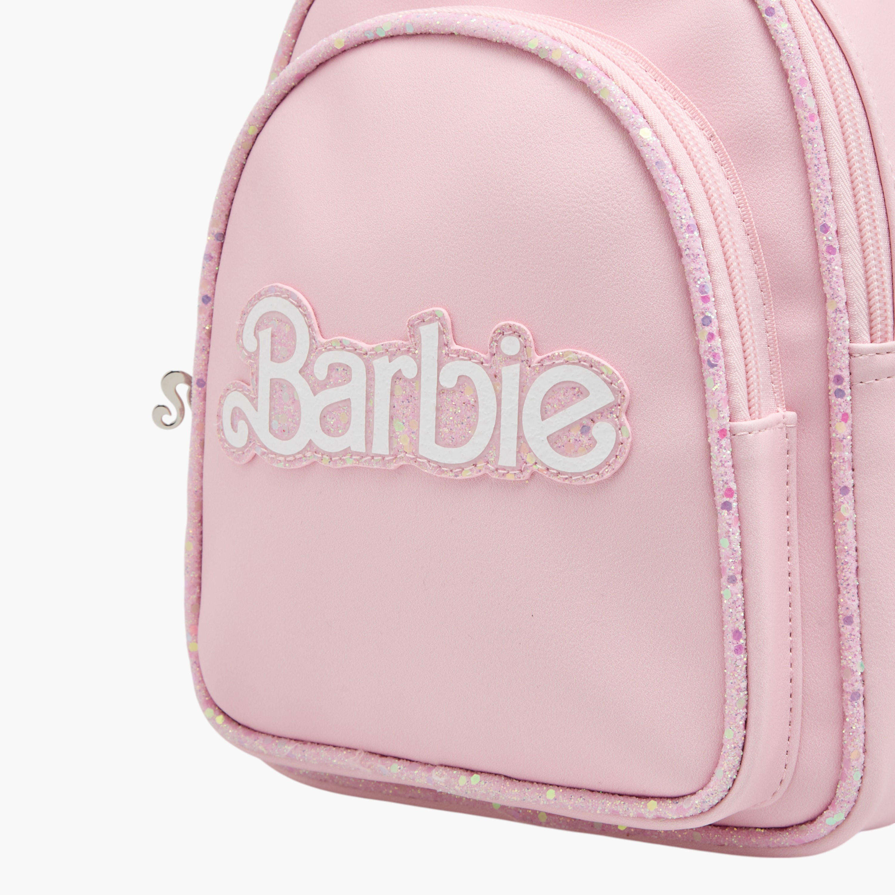شنطة ظهر بأحزمة قابلة للتعديل وإغلاق سحاب وزينة باربي-school-bagsandbackpacks-backpacks-image-4