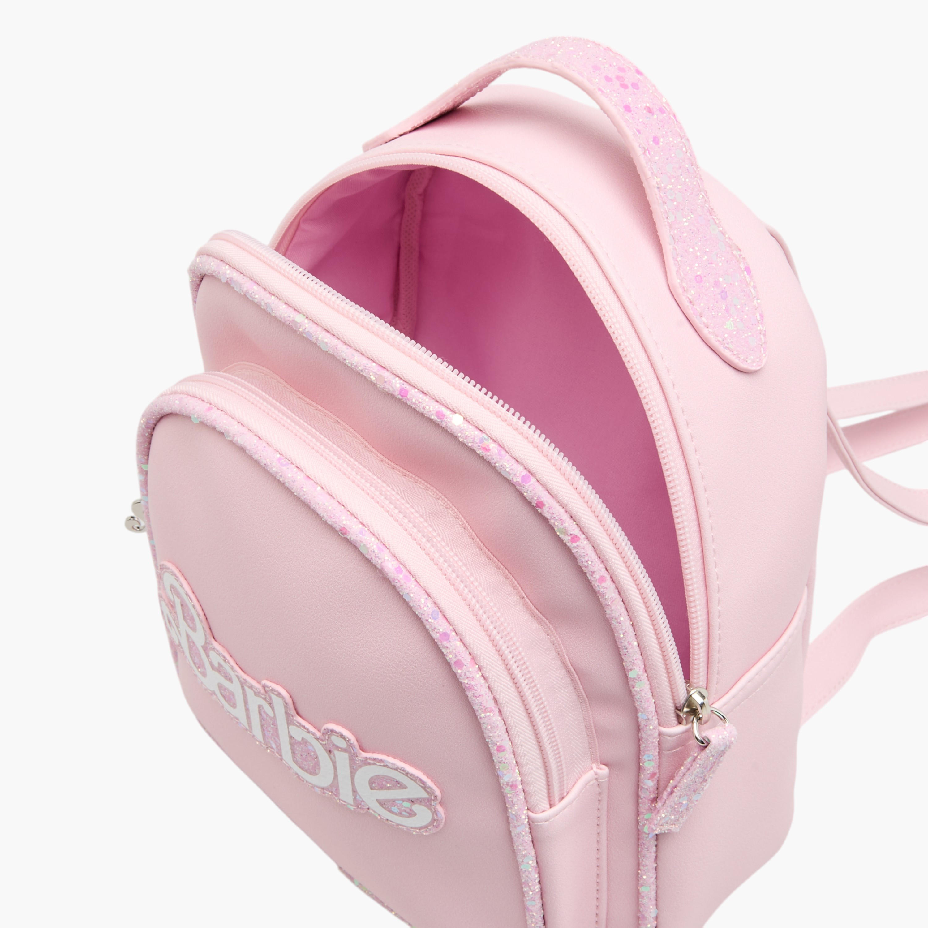 شنطة ظهر بأحزمة قابلة للتعديل وإغلاق سحاب وزينة باربي-school-bagsandbackpacks-backpacks-image-7