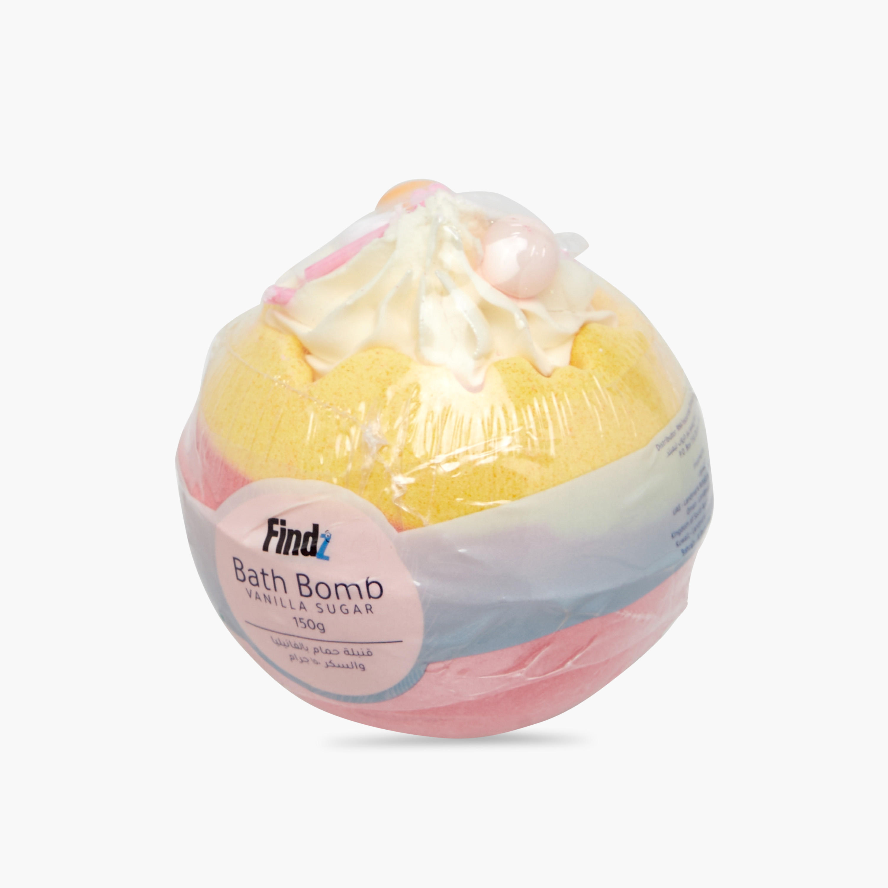 Findz Vanilla Sugar Bath Bomb - 150 gms-beautyandpersonalcare-bathandbody-bathandshower-bathsalts-image-3