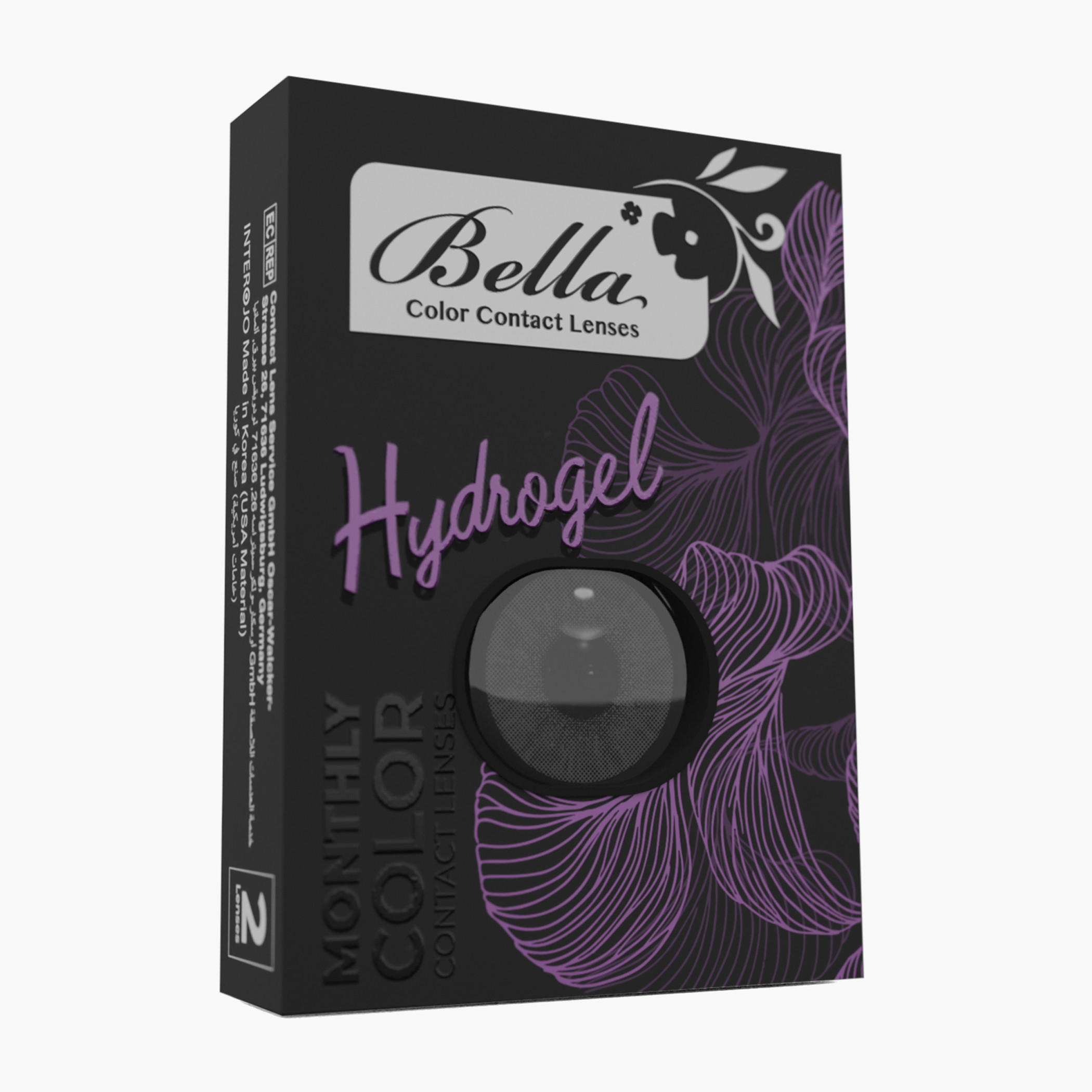 Bella Elite Sandy Gray Monthly Contact Lenses - Set of 2-beautyandpersonalcare-makeup-eyes-colorcontactlenses-image-2