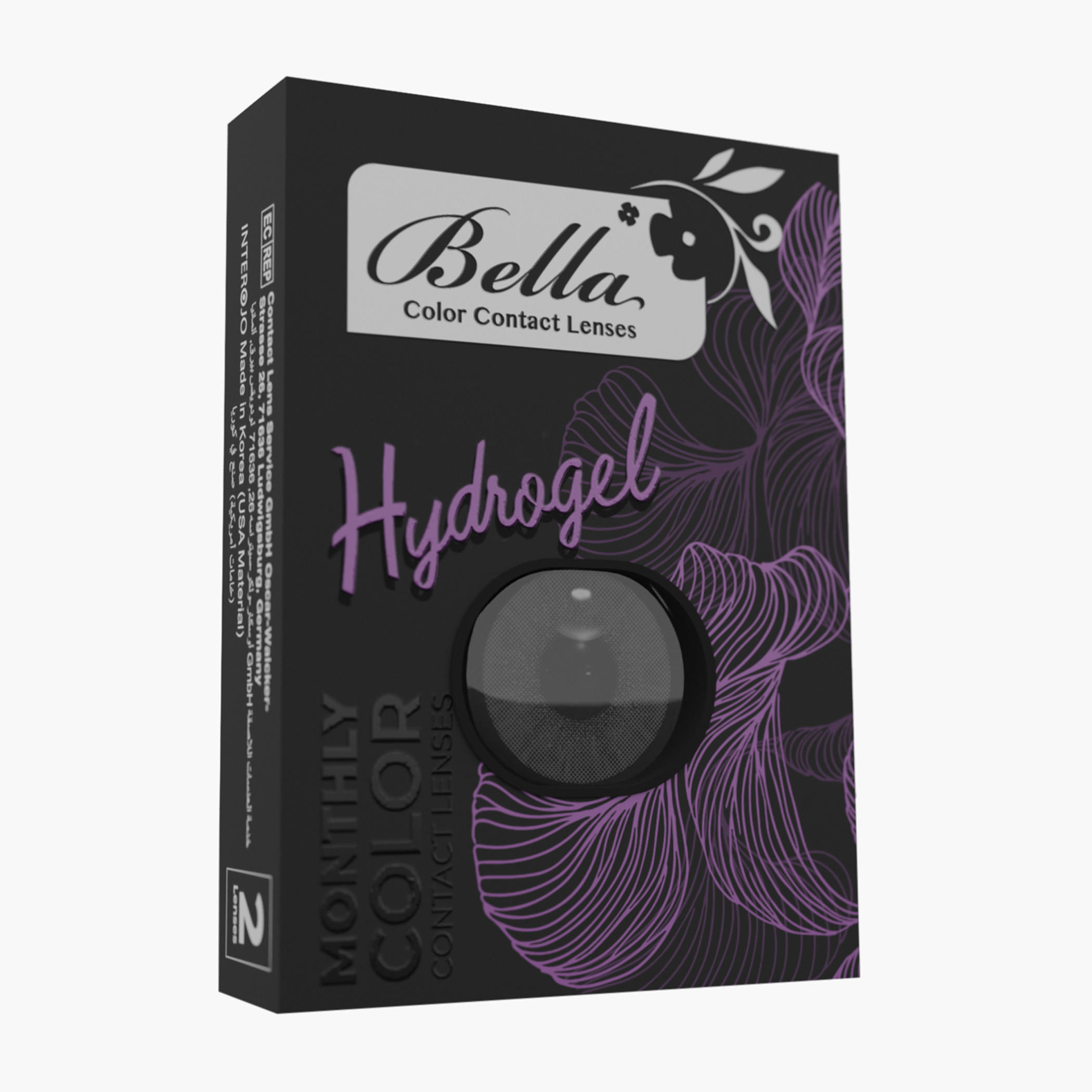 Bella Silky Gold Monthly Contact Lenses - Set of 2-beautyandpersonalcare-makeup-eyes-colorcontactlenses-image-1