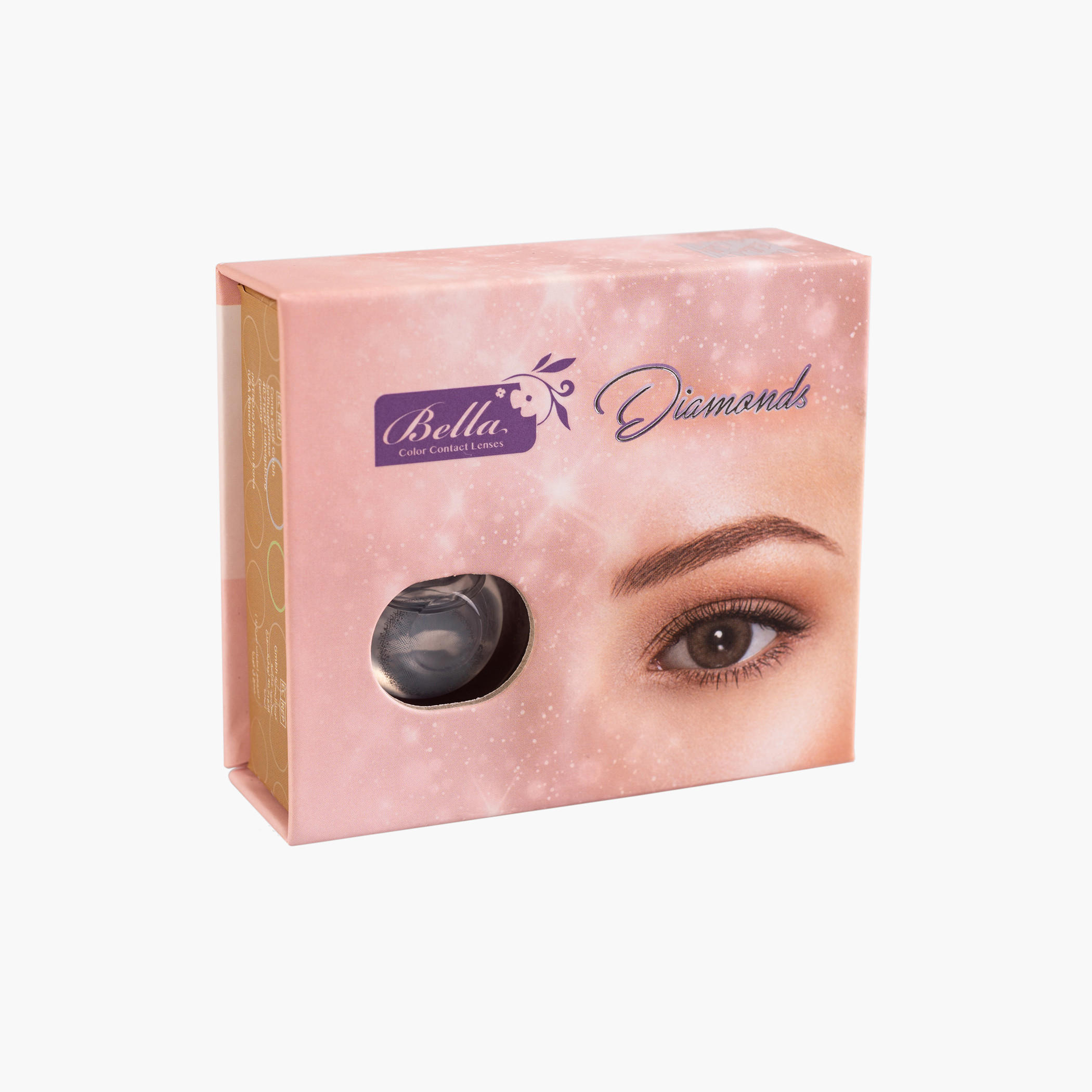 Bella Diamond Silver Mist Monthly Contact lenses - Set of 2-beautyandpersonalcare-makeup-eyes-colorcontactlenses-image-1